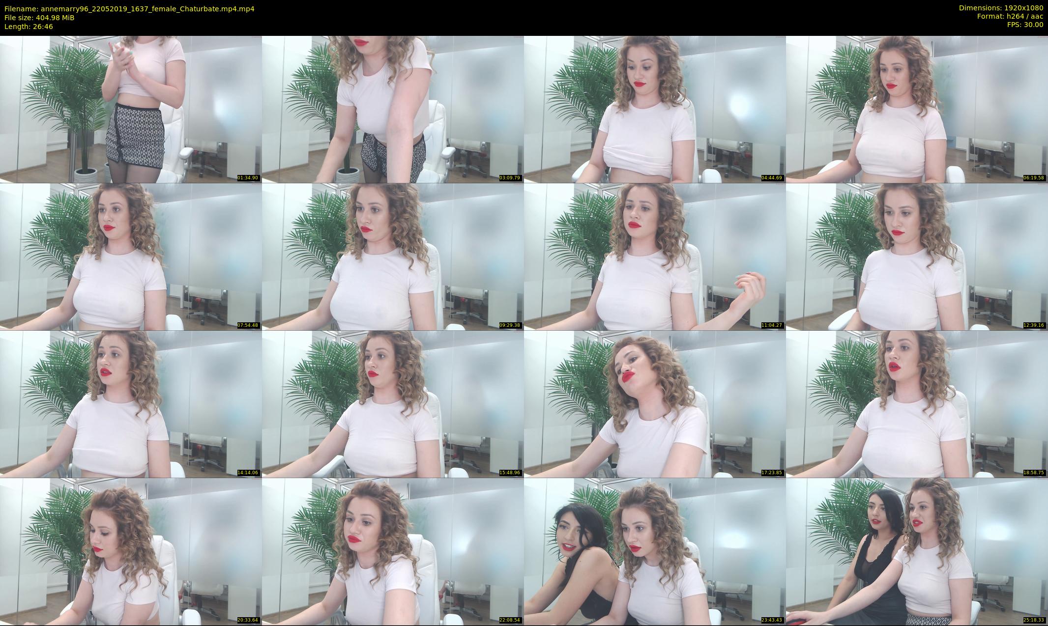 annemarry96 — 27 minute Chaturbate female cam show recording, 1080p, May 22, 2019