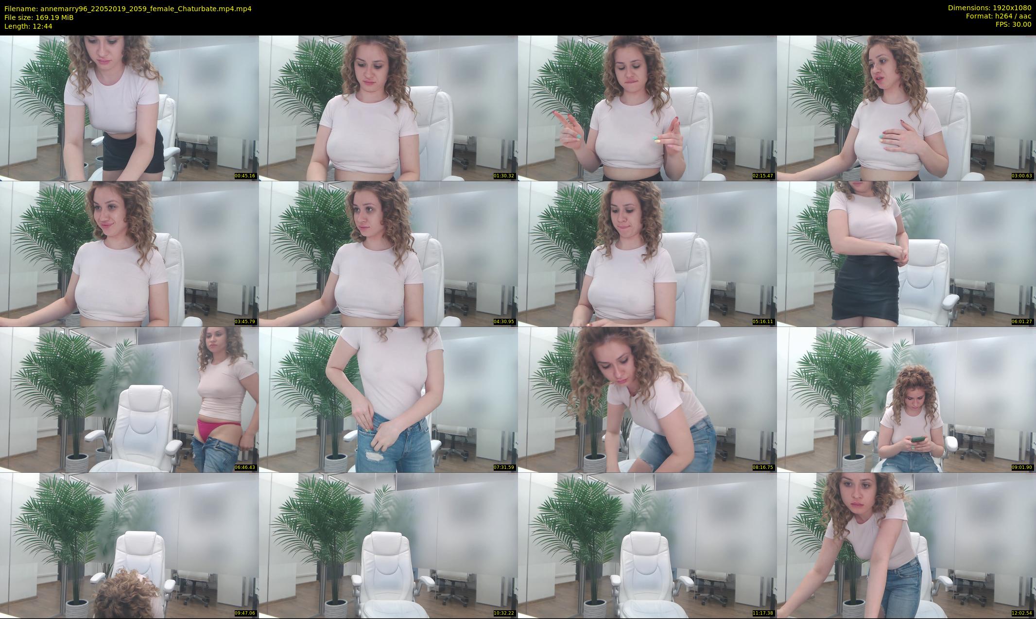 annemarry96 — 13 minute Chaturbate female cam show recording, 1080p, May 22, 2019