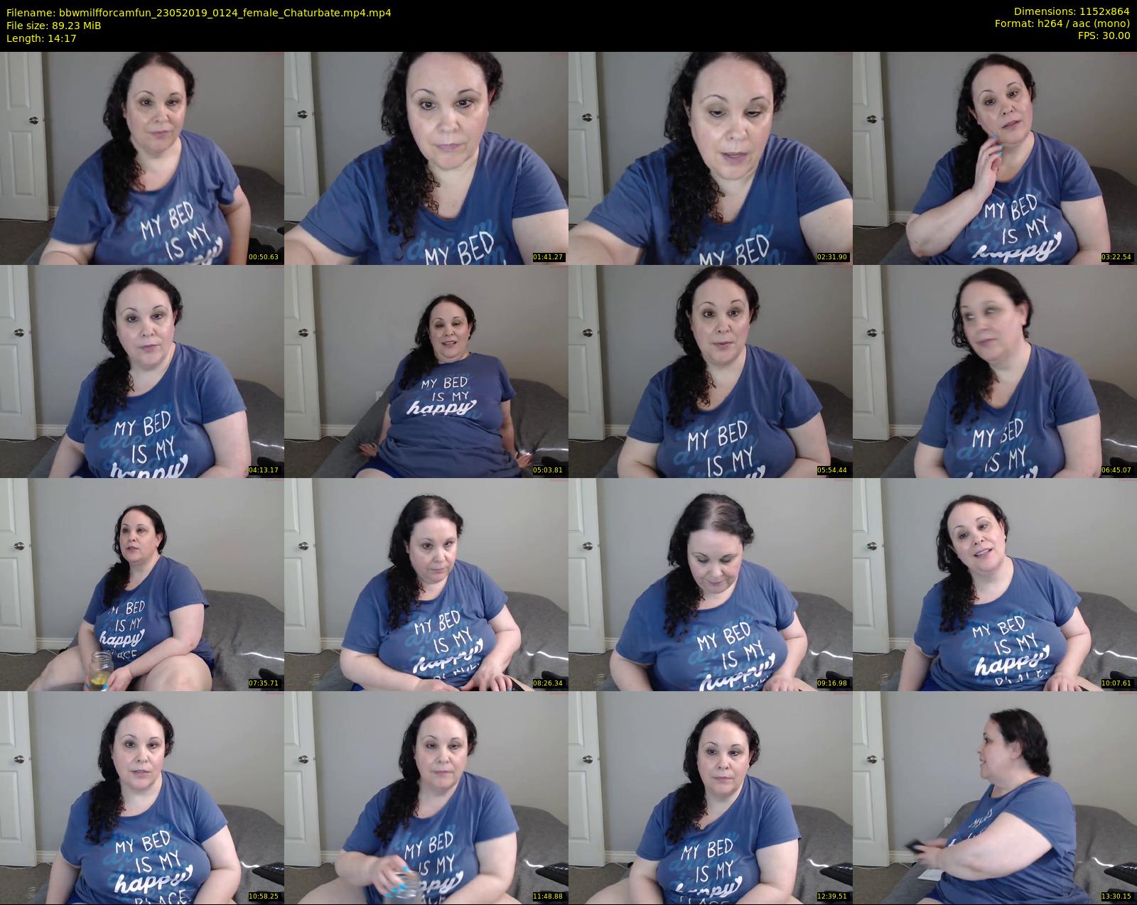bbwmilfforcamfun — 15 minute Chaturbate female cam show recording, 720p, May 23, 2019