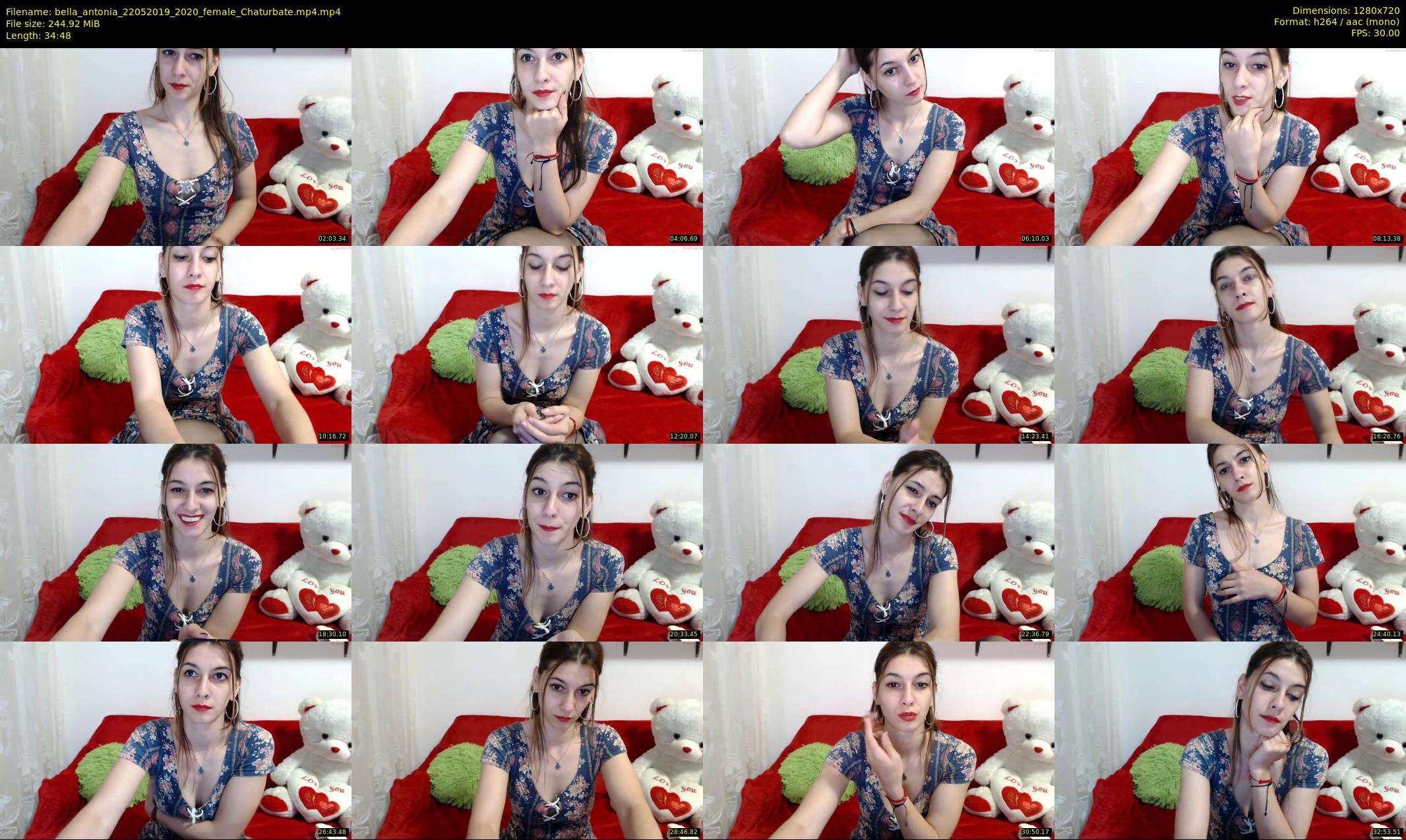 bella_antonia — 35 minute Chaturbate female cam show recording, 720p, May 22, 2019