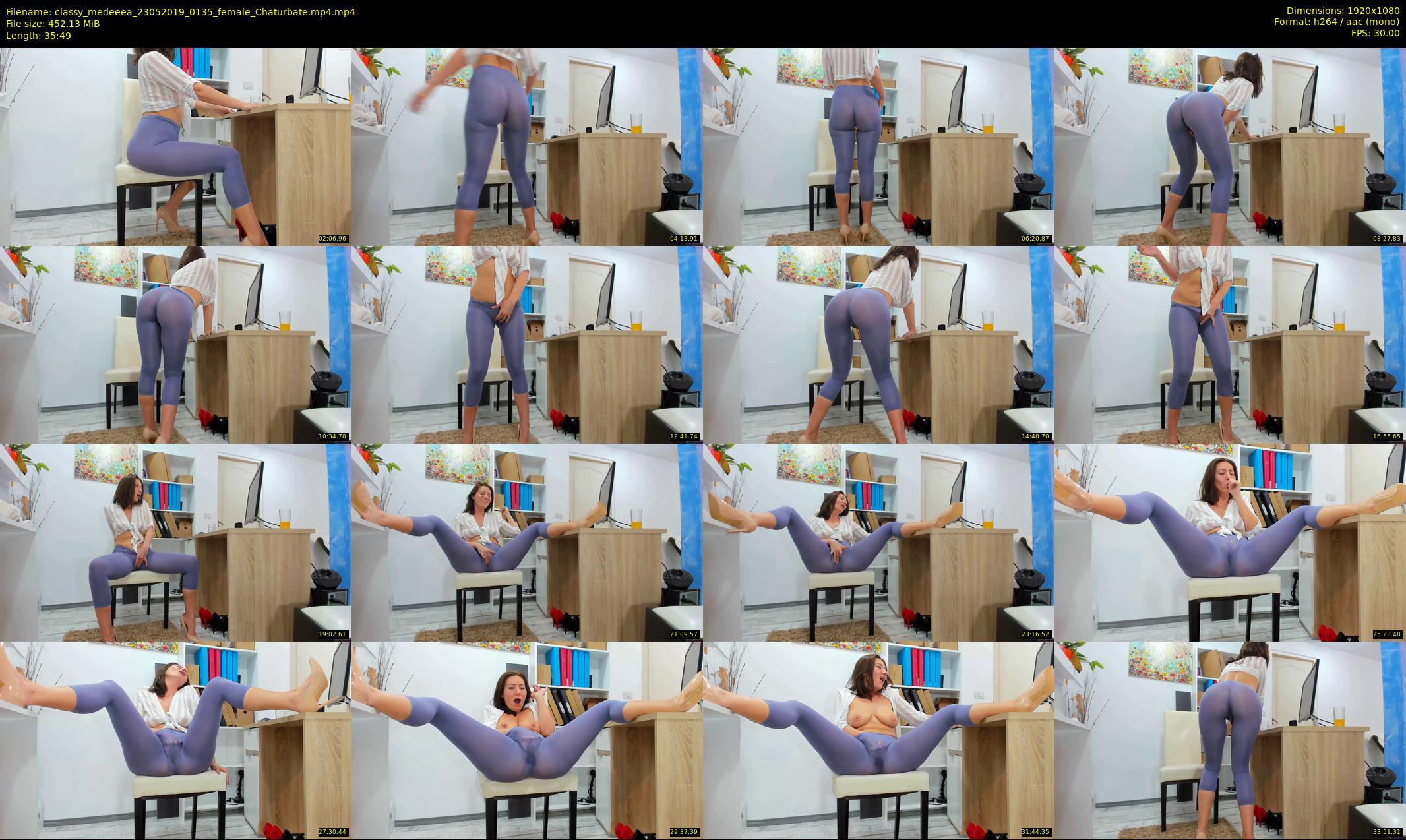 classy_medeeea — 36 minute Chaturbate female cam show recording, 1080p, May 23, 2019