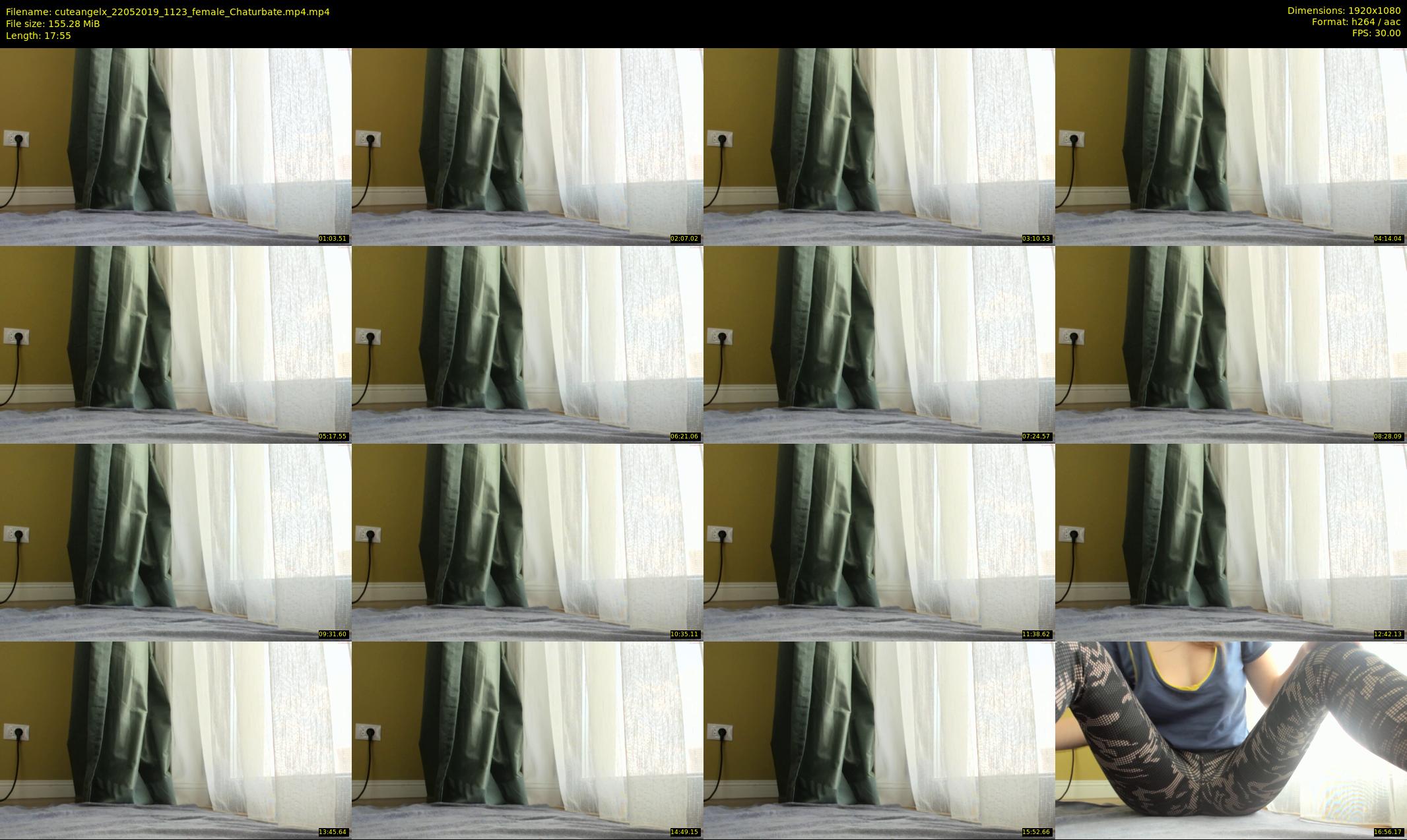 cuteangelx — 18 minute Chaturbate female cam show recording, 1080p, May 22, 2019