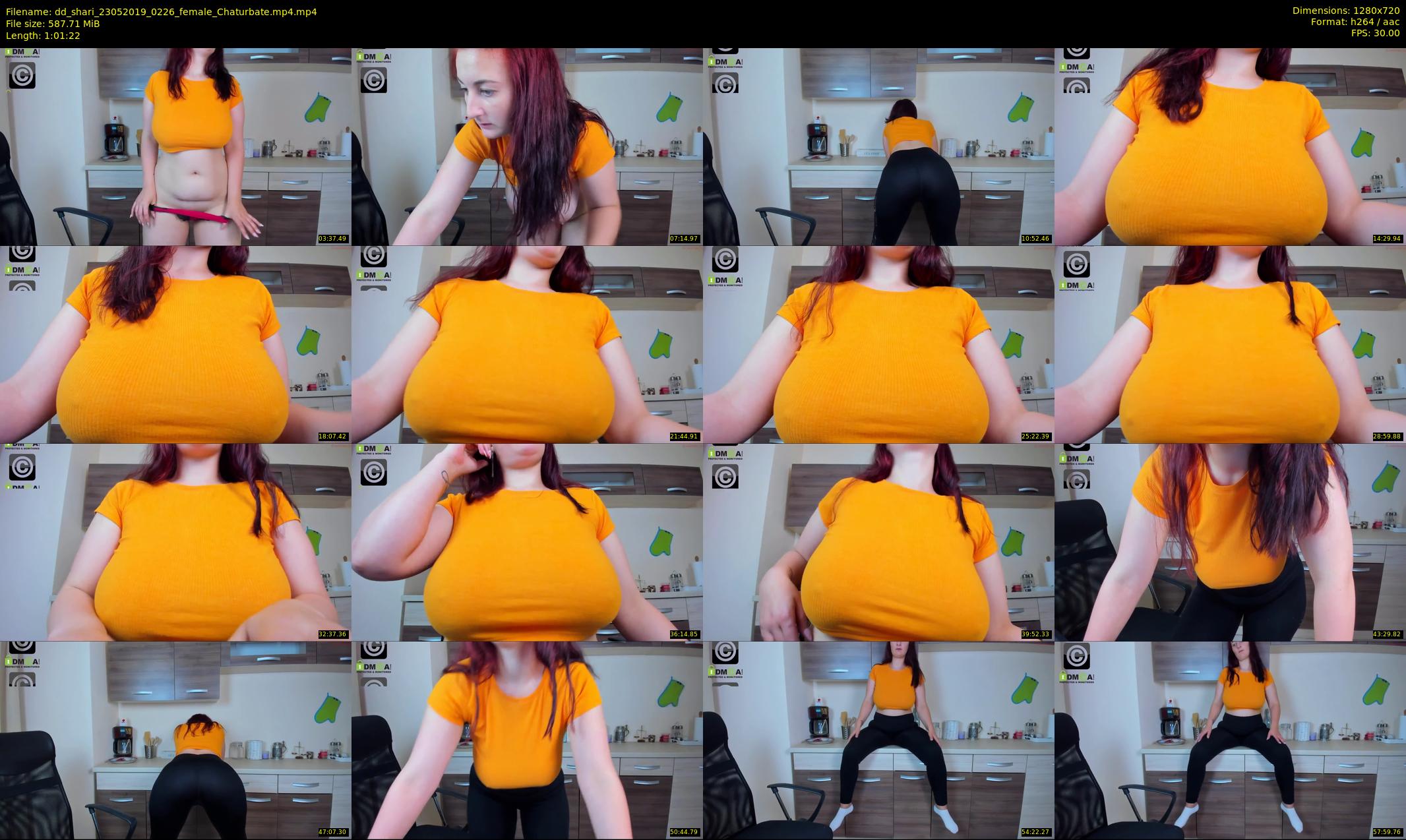 dd_shari — 62 minute Chaturbate female cam show recording, 720p, May 23, 2019