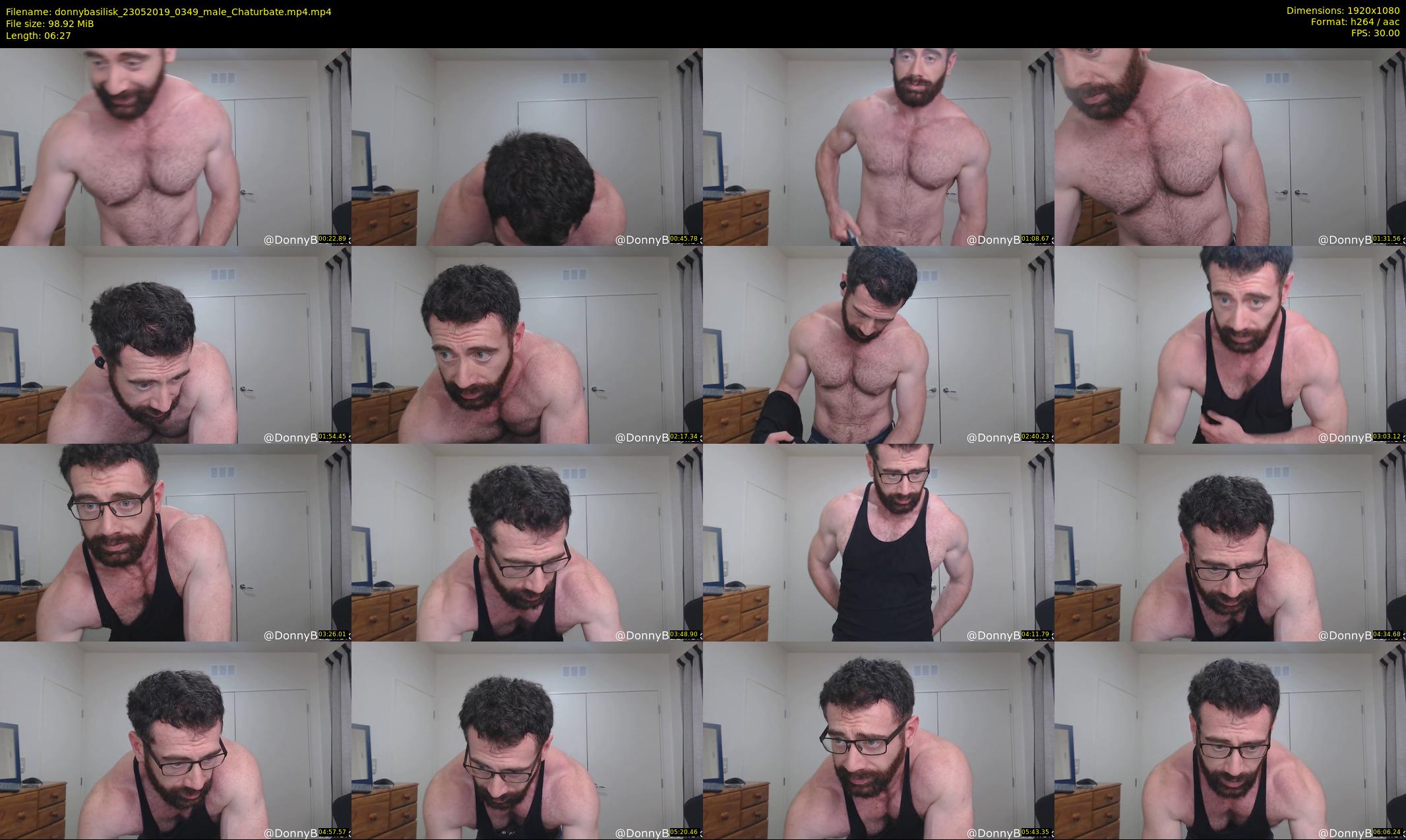 donnybasilisk — 7 minute Chaturbate male cam show recording, 1080p, May 23, 2019