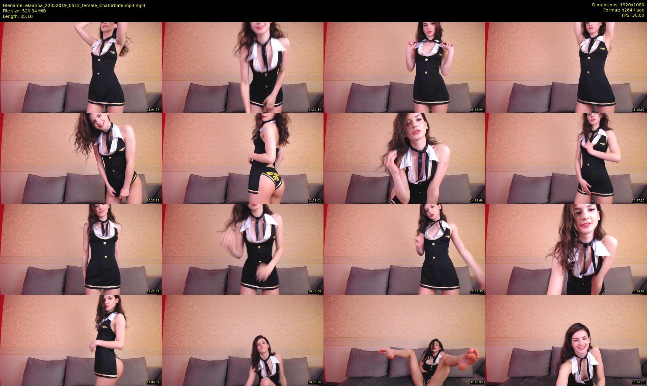 elaanna — 36 minute Chaturbate female cam show recording, 1080p, May 22, 2019