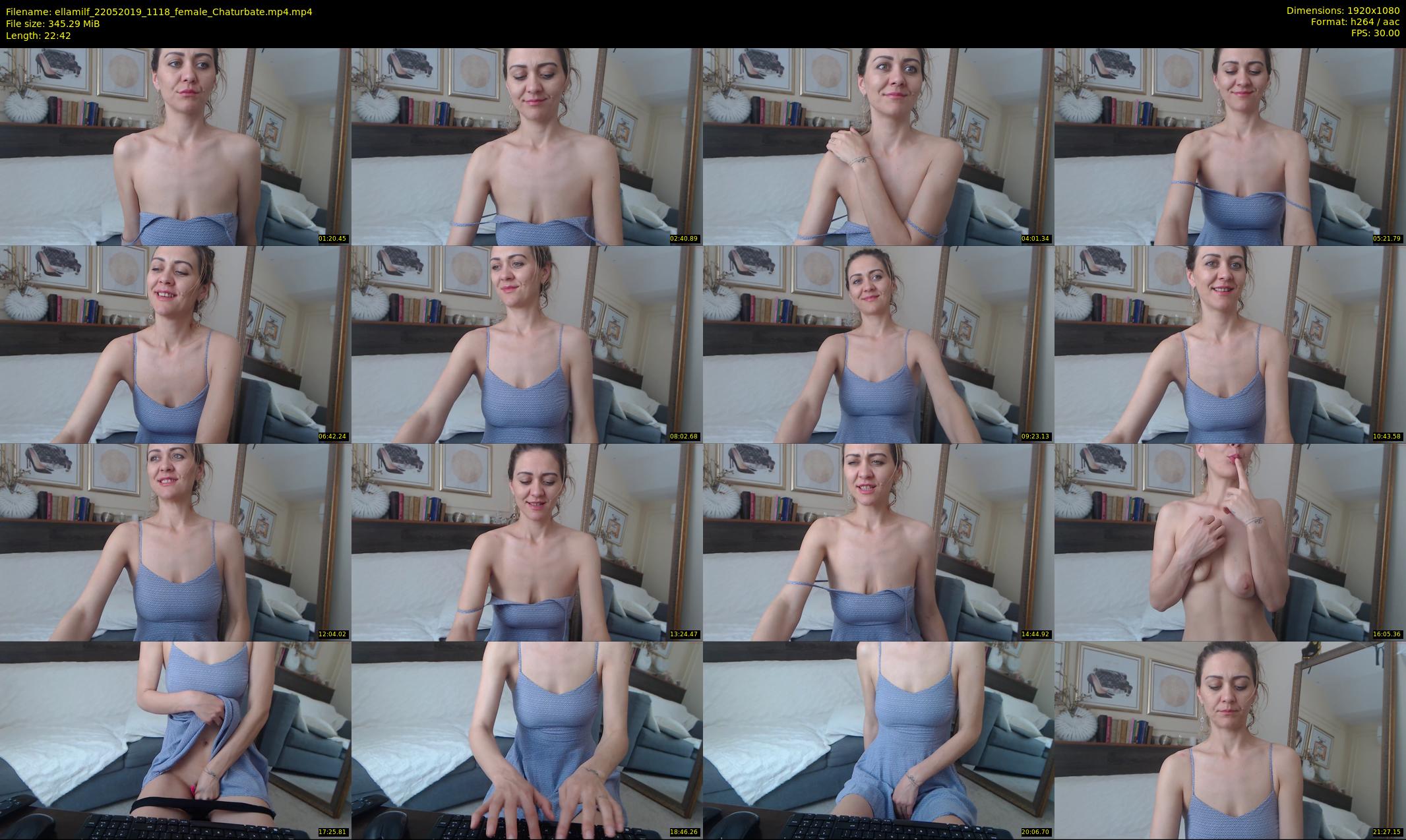 ellamilf — 23 minute Chaturbate female cam show recording, 1080p, May 22, 2019