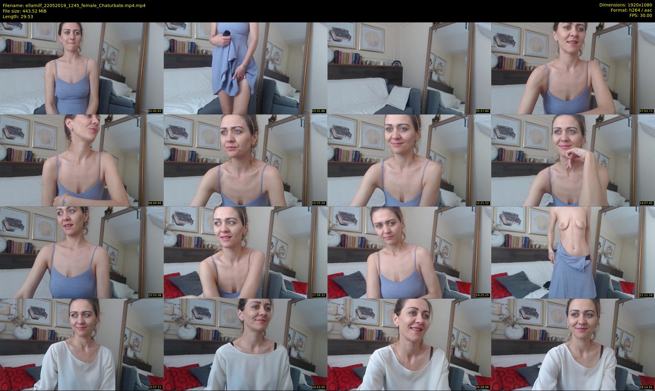 ellamilf — 30 minute Chaturbate female cam show recording, 1080p, May 22, 2019