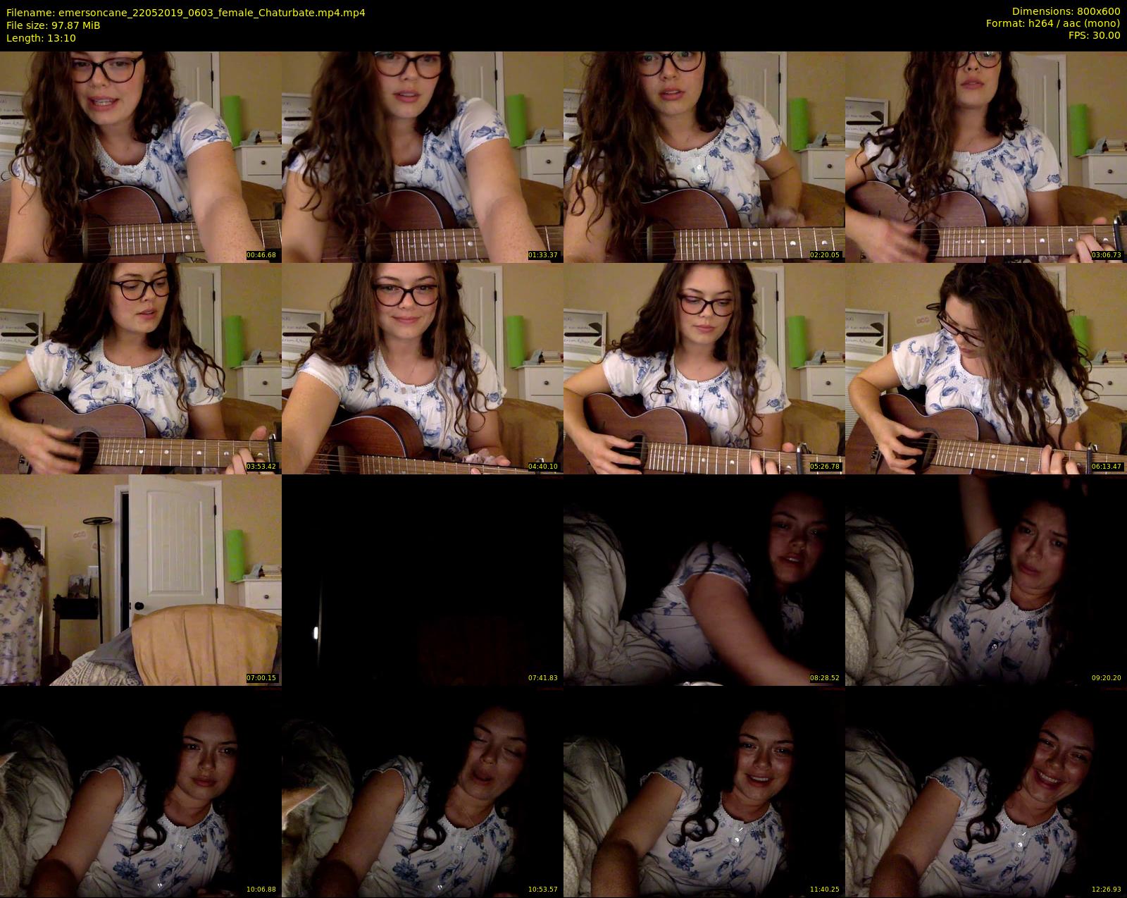 emersoncane — 14 minute Chaturbate female cam show recording, 480p, May 22, 2019