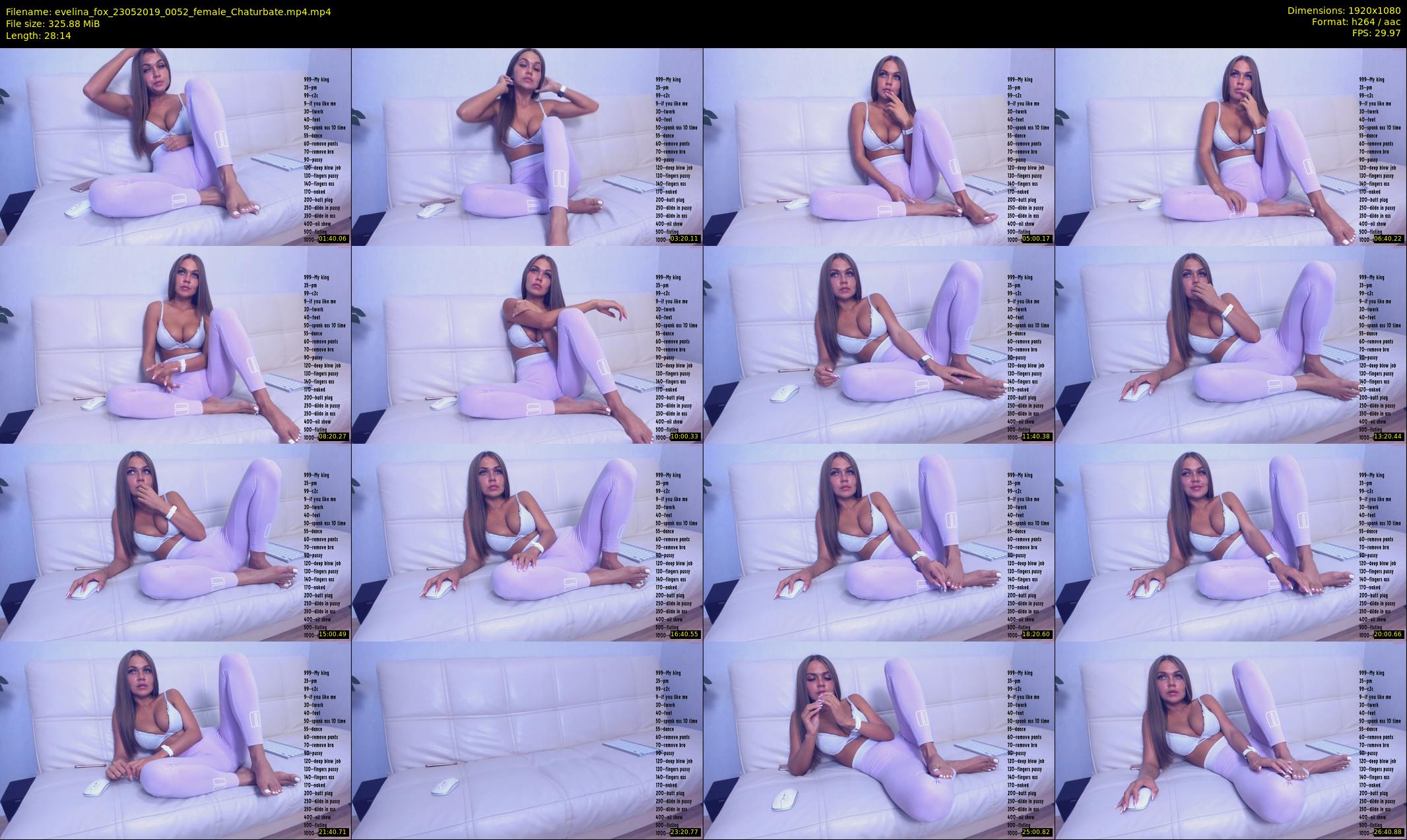 evelina_fox — 29 minute Chaturbate female cam show recording, 1080p, May 23, 2019