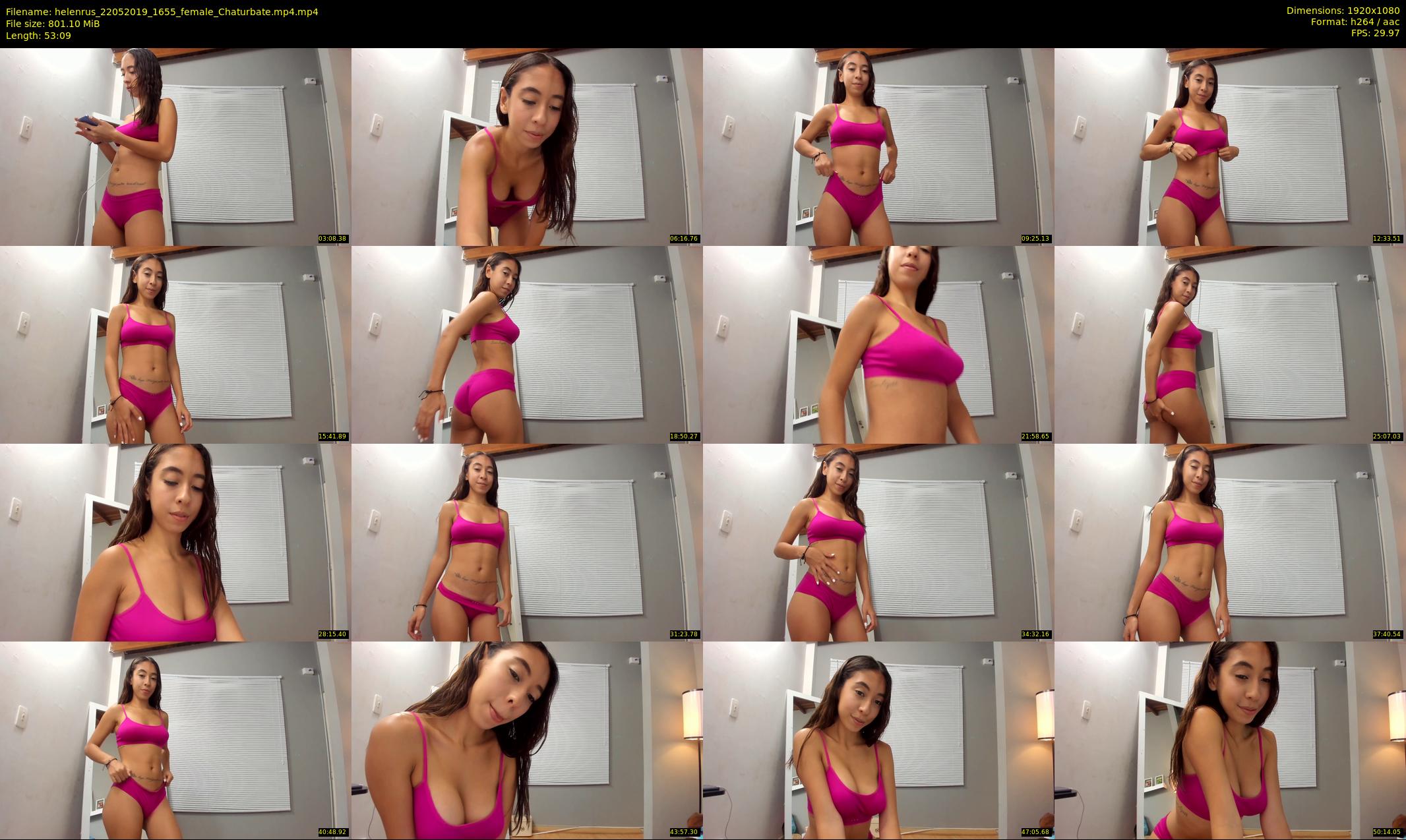 helenrus — 54 minute Chaturbate female cam show recording, 1080p, May 22, 2019