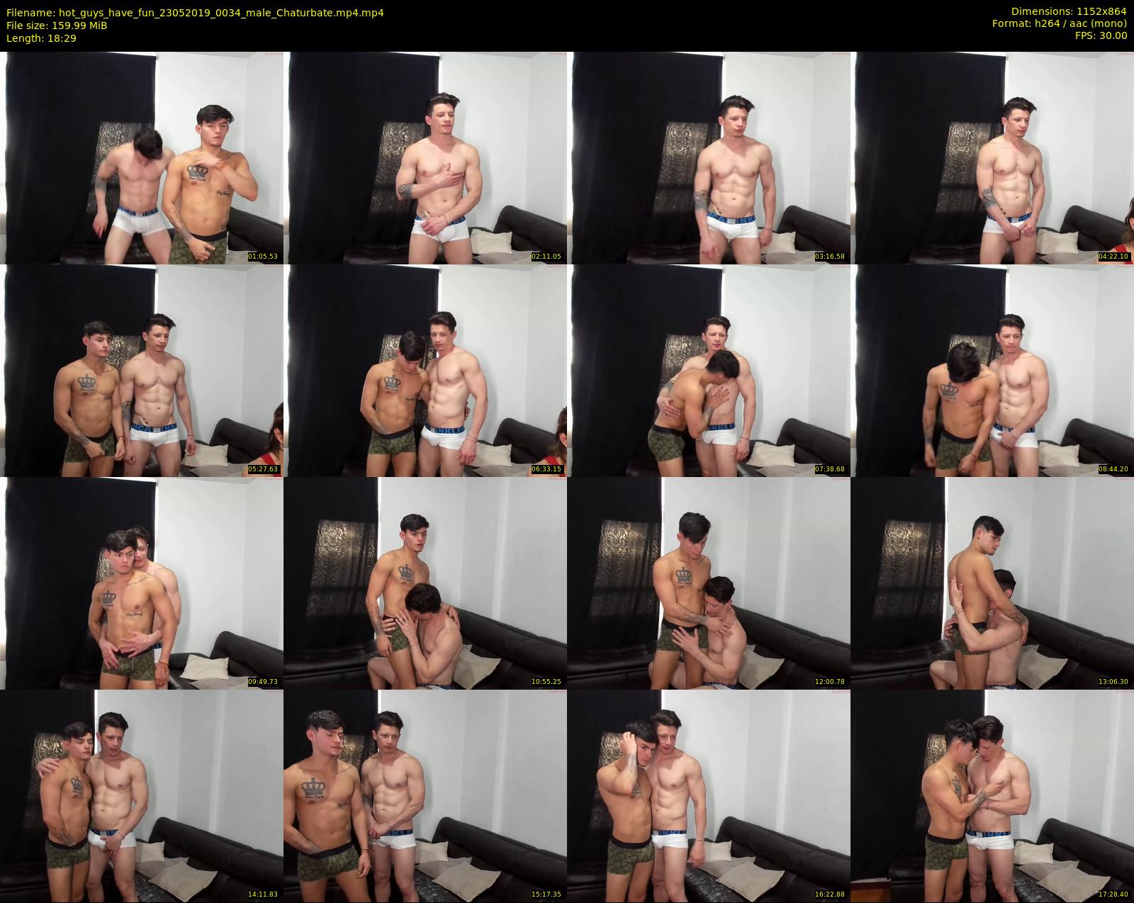 hot_guys_have_fun — 19 minute Chaturbate male cam show recording, 720p, May 23, 2019