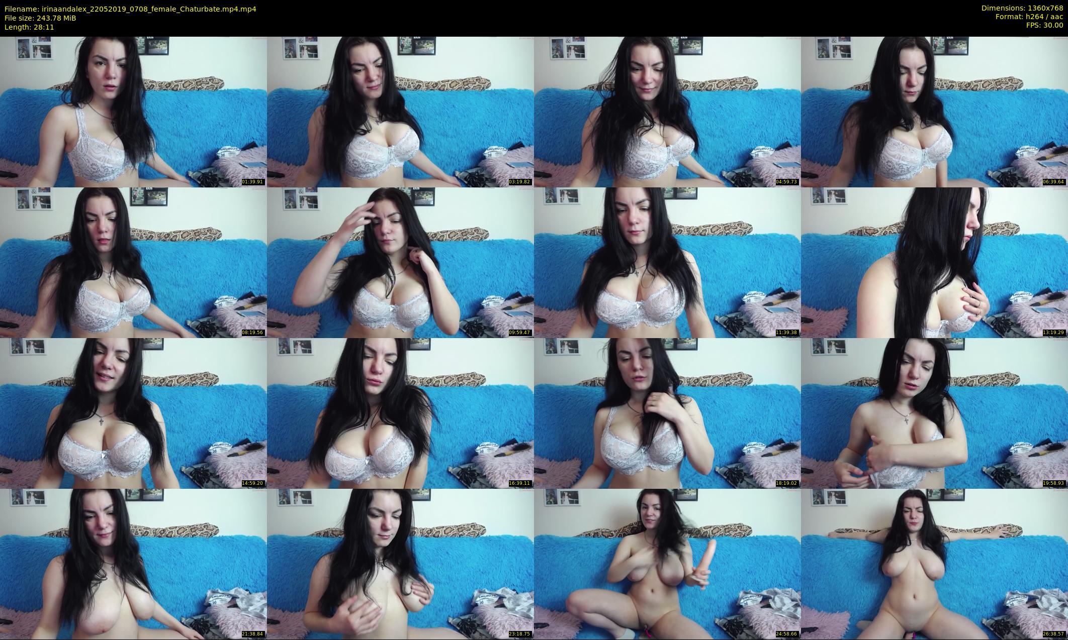 irinaandalex — 29 minute Chaturbate couple cam show recording, 720p, May 22, 2019
