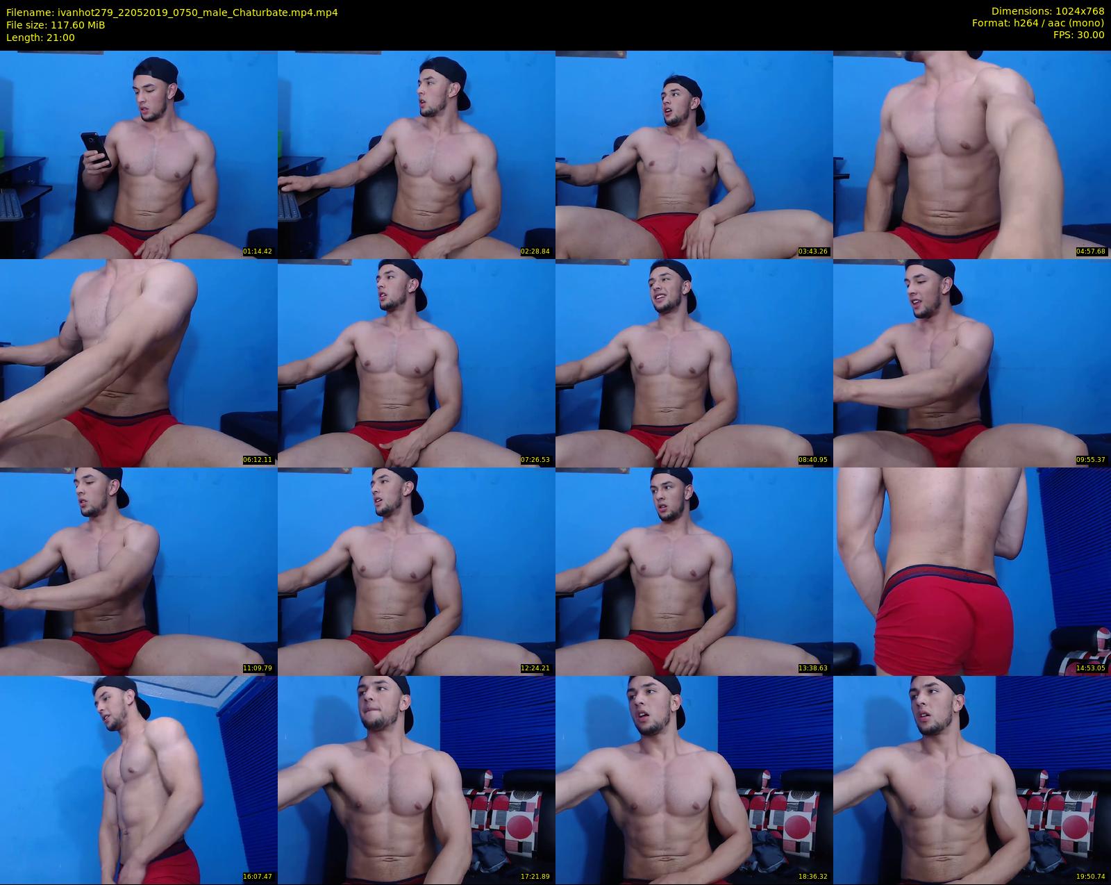 ivanhot279 — 21 minute Chaturbate male cam show recording, 720p, May 22, 2019