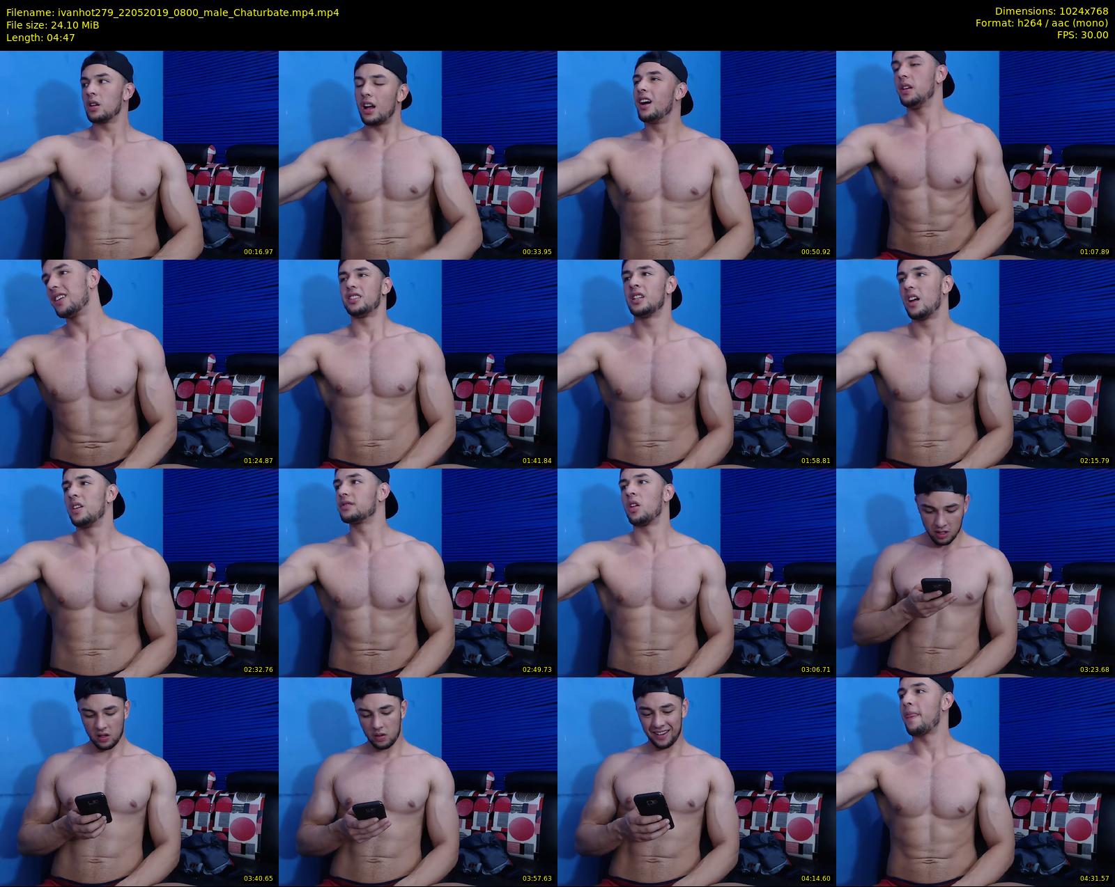 ivanhot279 — 5 minute Chaturbate male cam show recording, 720p, May 22, 2019