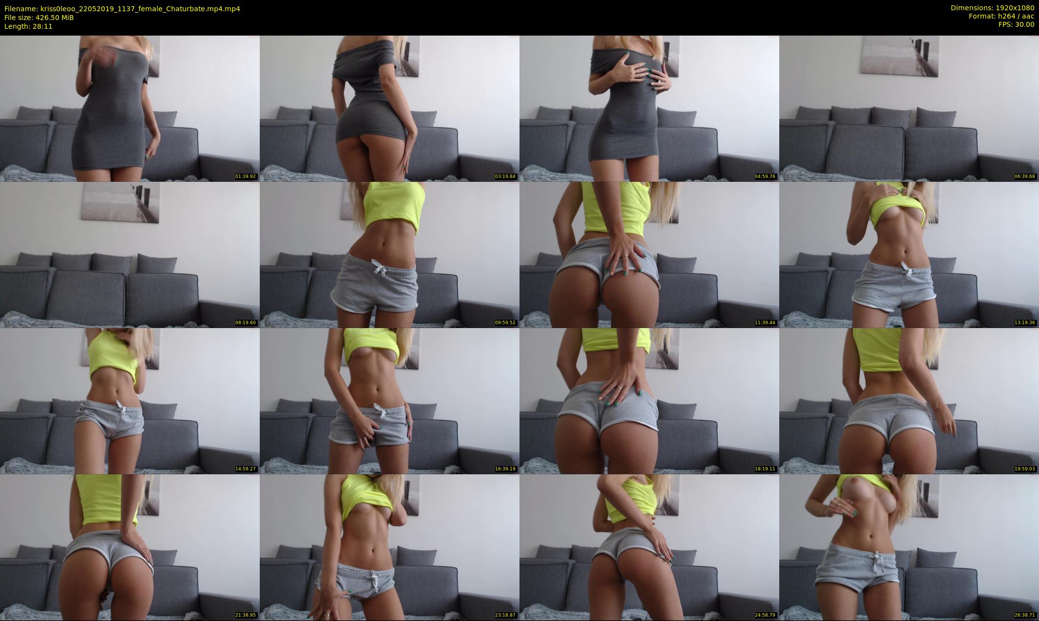 kriss0leoo — 29 minute Chaturbate couple cam show recording, 1080p, May 22, 2019