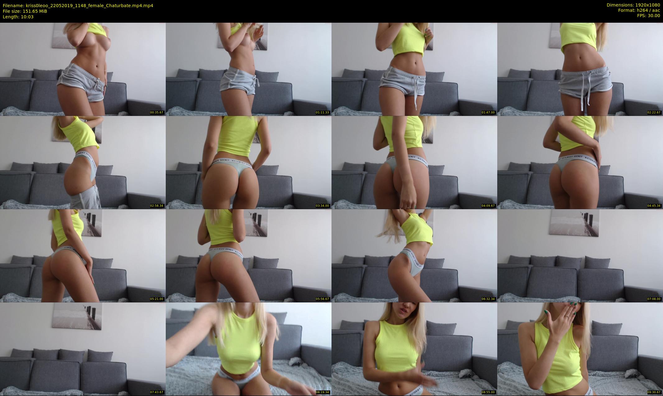 kriss0leoo — 11 minute Chaturbate couple cam show recording, 1080p, May 22, 2019
