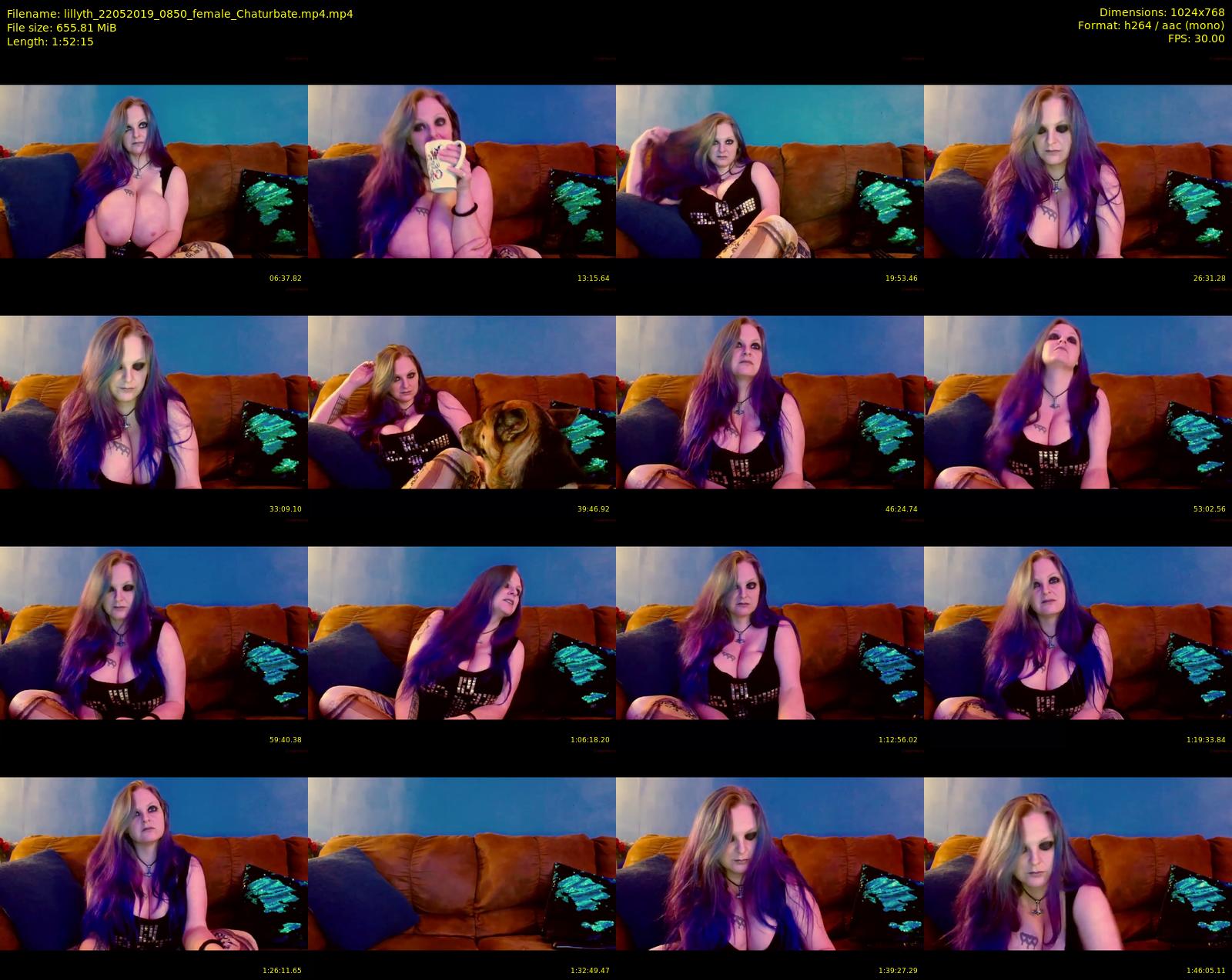 lillyth — 113 minute Chaturbate female cam show recording, 720p, May 22, 2019