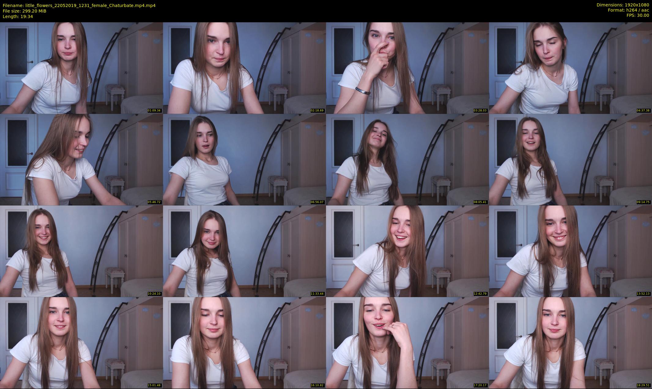 litlle_flowers — 20 minute Chaturbate female cam show recording, 1080p, May 22, 2019