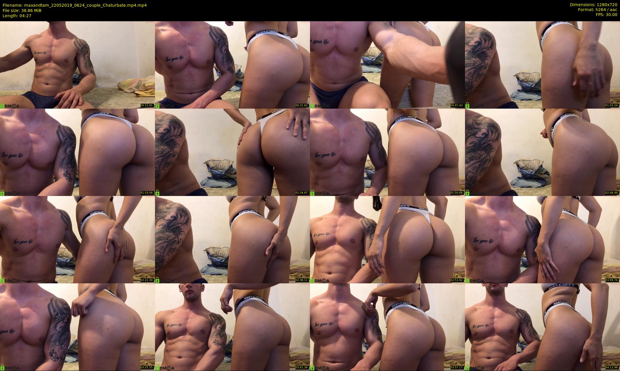 maxandtam — 5 minute Chaturbate couple cam show recording, 720p, May 22, 2019