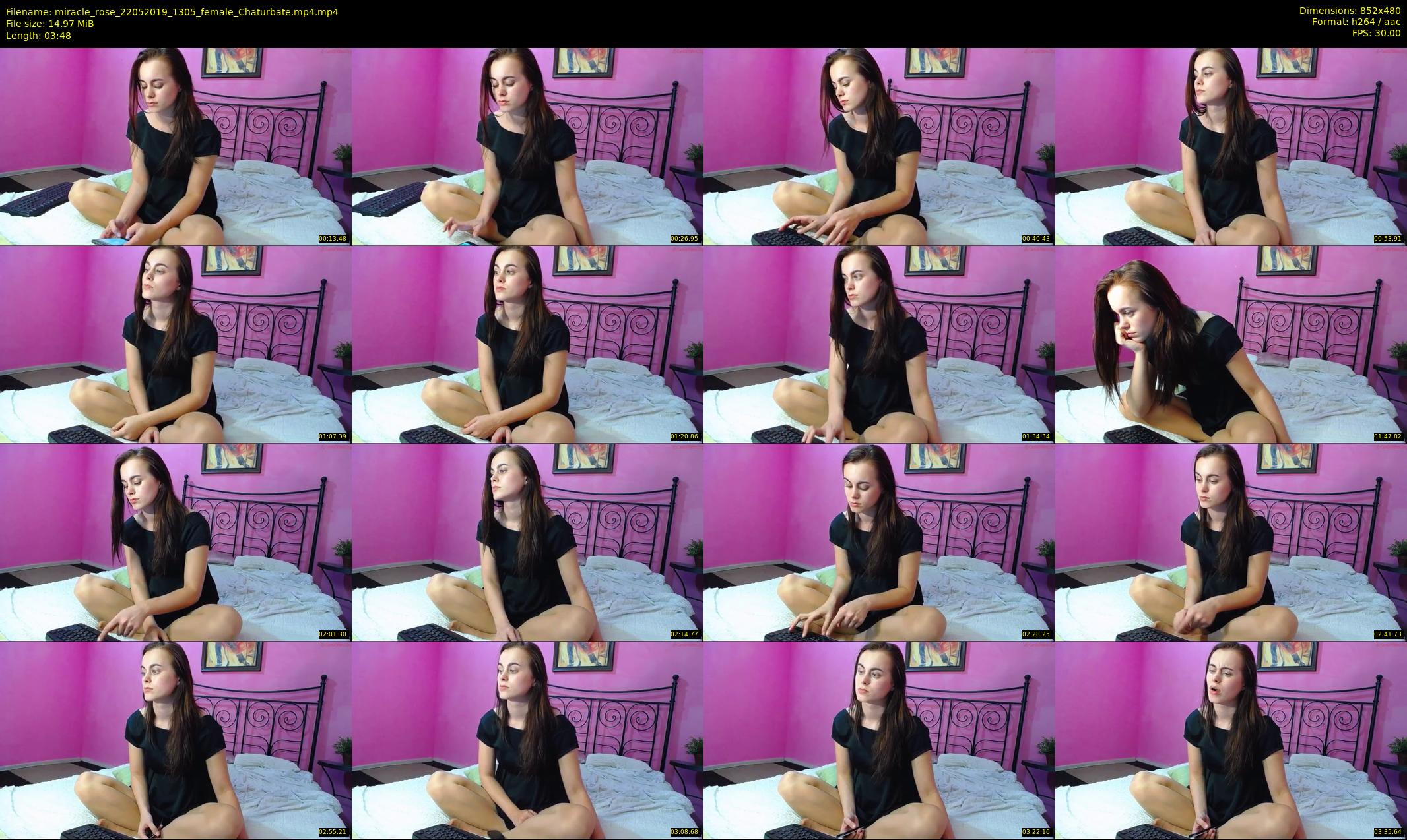 miracle_rose — 4 minute Chaturbate female cam show recording, 480p, May 22, 2019