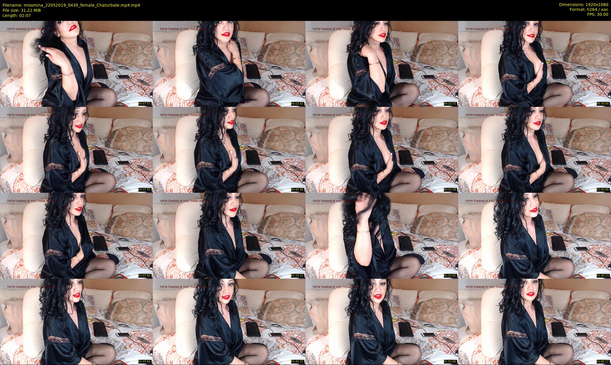 missmina — 3 minute Chaturbate female cam show recording, 1080p, May 22, 2019