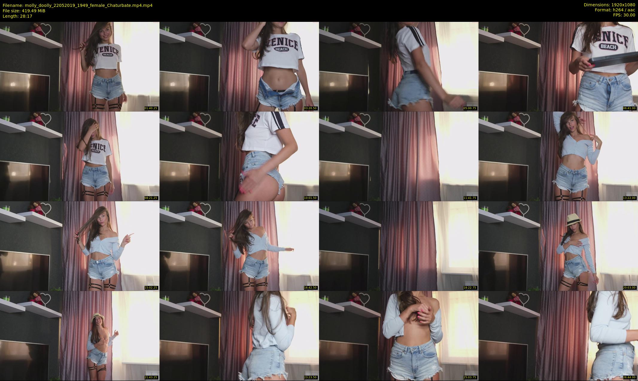 molly_doolly — 29 minute Chaturbate female cam show recording, 1080p, May 22, 2019
