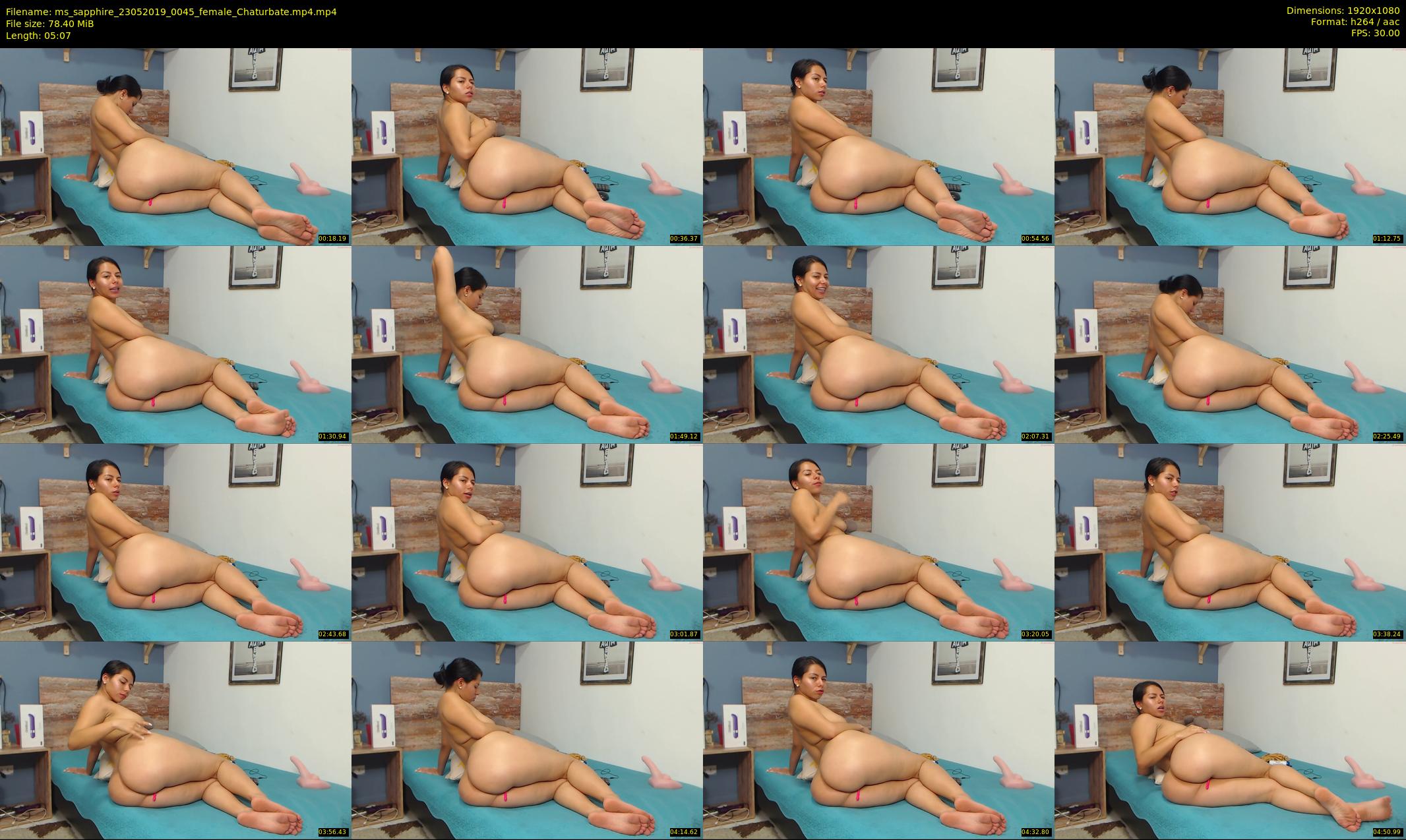 ms_sapphire — 6 minute Chaturbate female cam show recording, 1080p, May 23, 2019