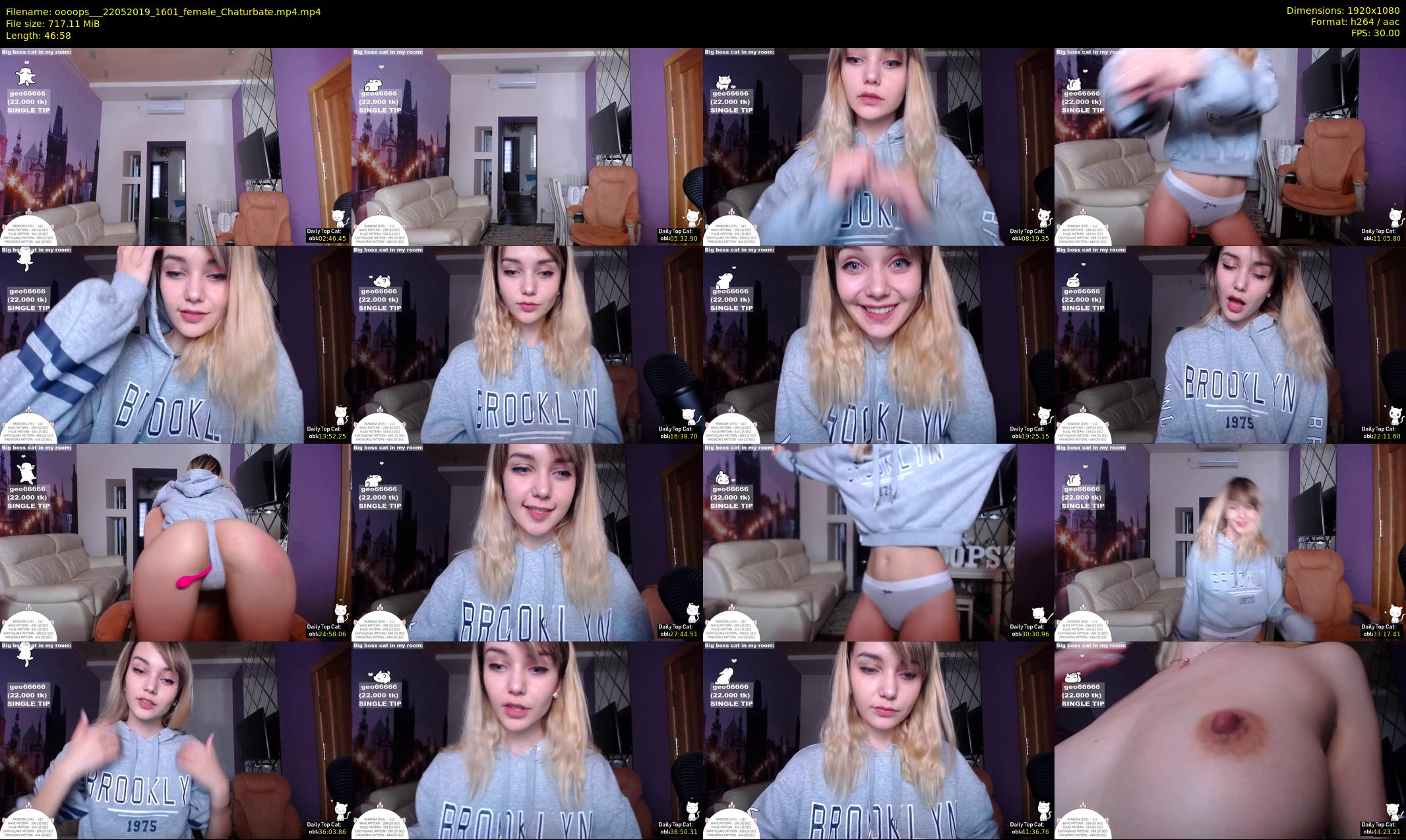 oooops__ — 47 minute Chaturbate female cam show recording, 1080p, May 22, 2019