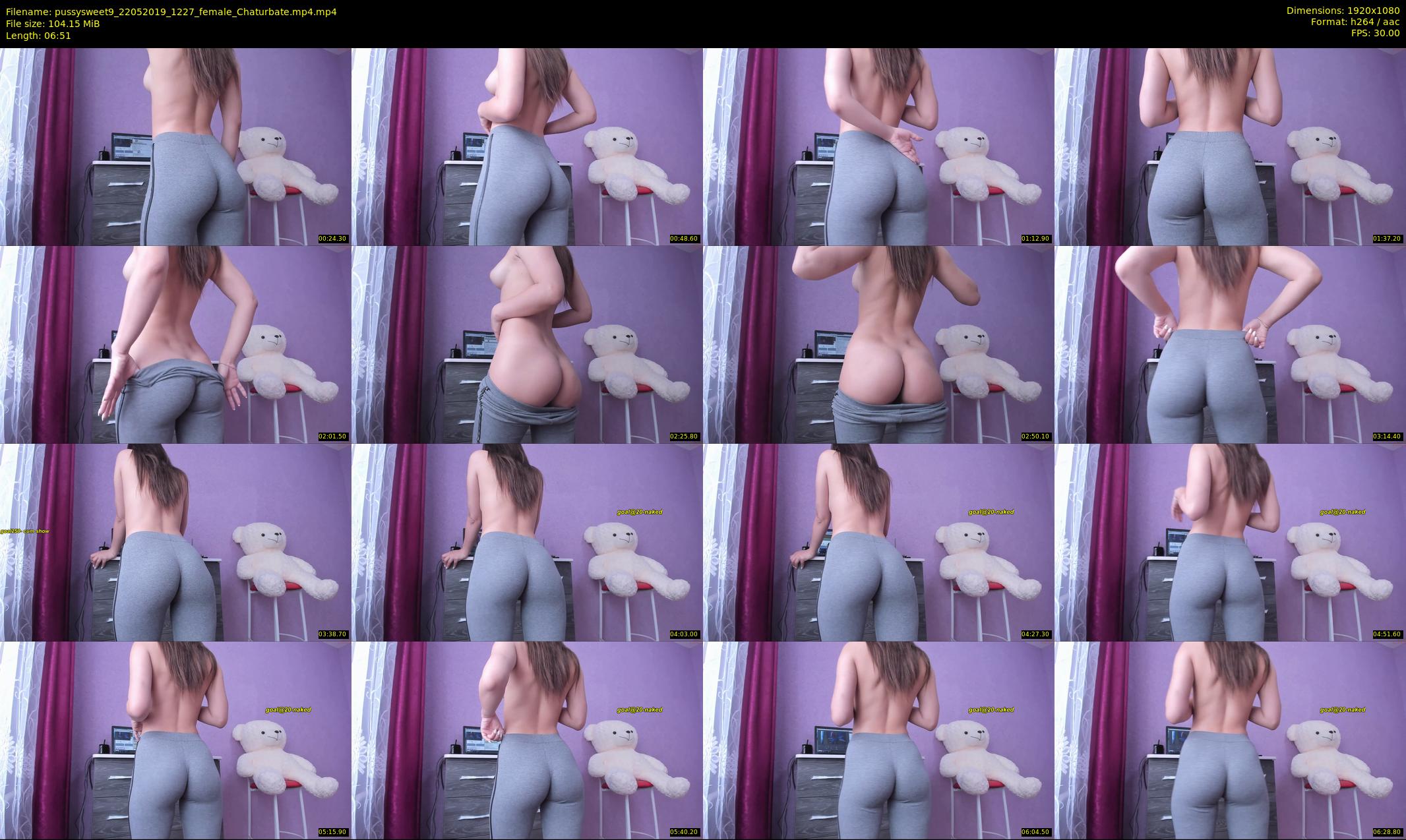 pussysweet9 — 7 minute Chaturbate female cam show recording, 1080p, May 22, 2019