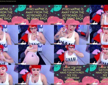 pyrowayne — 36 minute Chaturbate female cam show recording, 720p, May 23, 2019