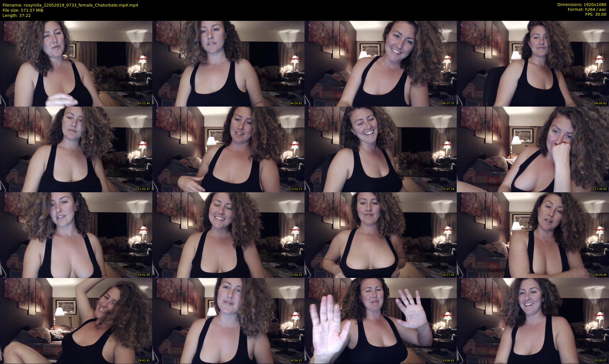 roxyrolla — 38 minute Chaturbate female cam show recording, 1080p, May 22, 2019