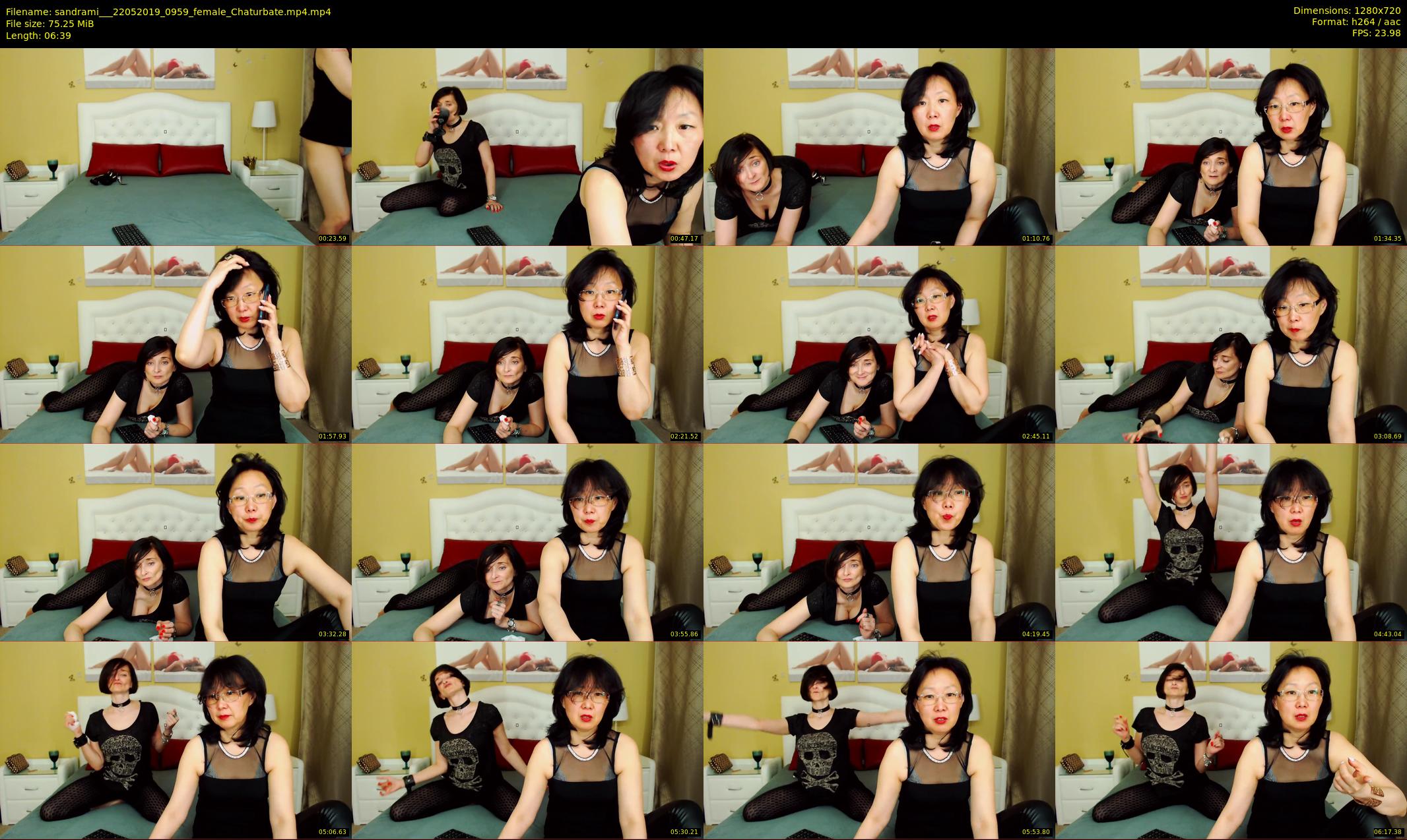 sandrami__ — 7 minute Chaturbate female cam show recording, 720p, May 22, 2019