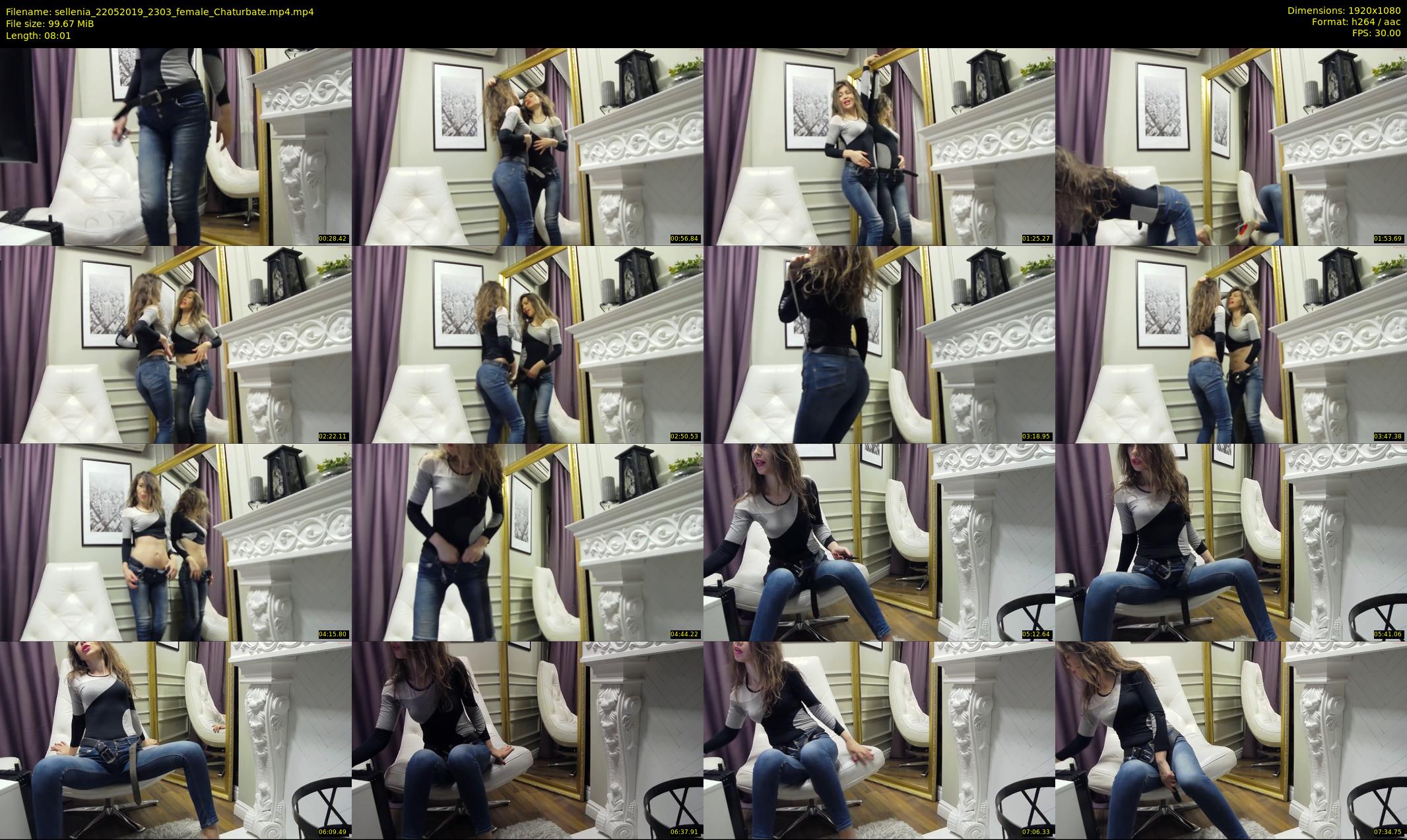 sellenia — 9 minute Chaturbate female cam show recording, 1080p, May 22, 2019