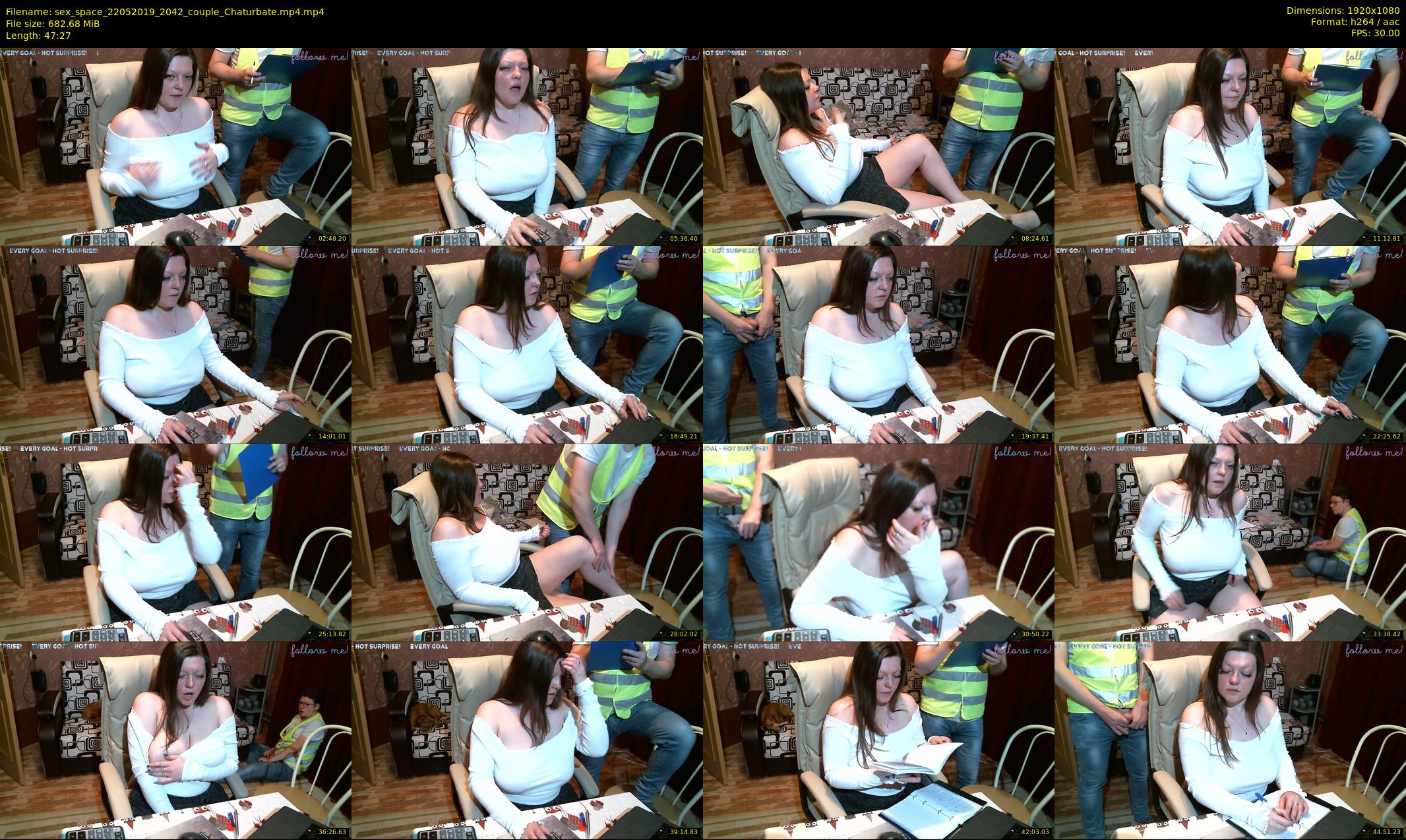 sex_space — 48 minute Chaturbate couple cam show recording, 1080p, May 22, 2019