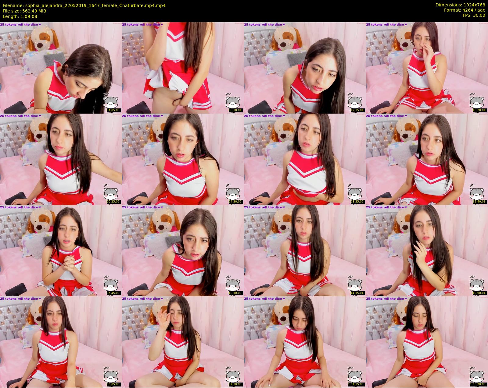 sophia_alejandra — 70 minute Chaturbate female cam show recording, 720p, May 22, 2019