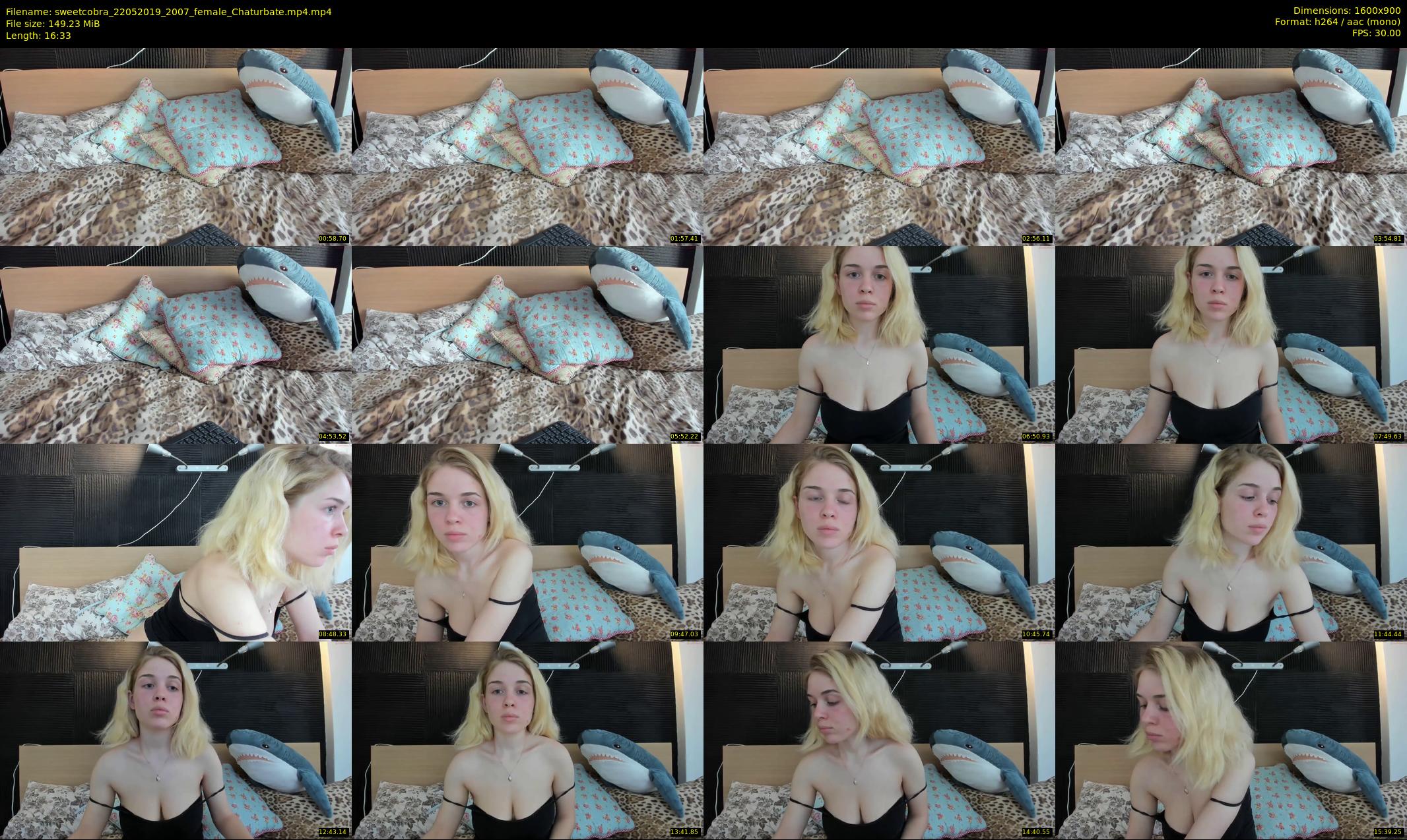 sweetcobra — 17 minute Chaturbate female cam show recording, 720p, May 22, 2019