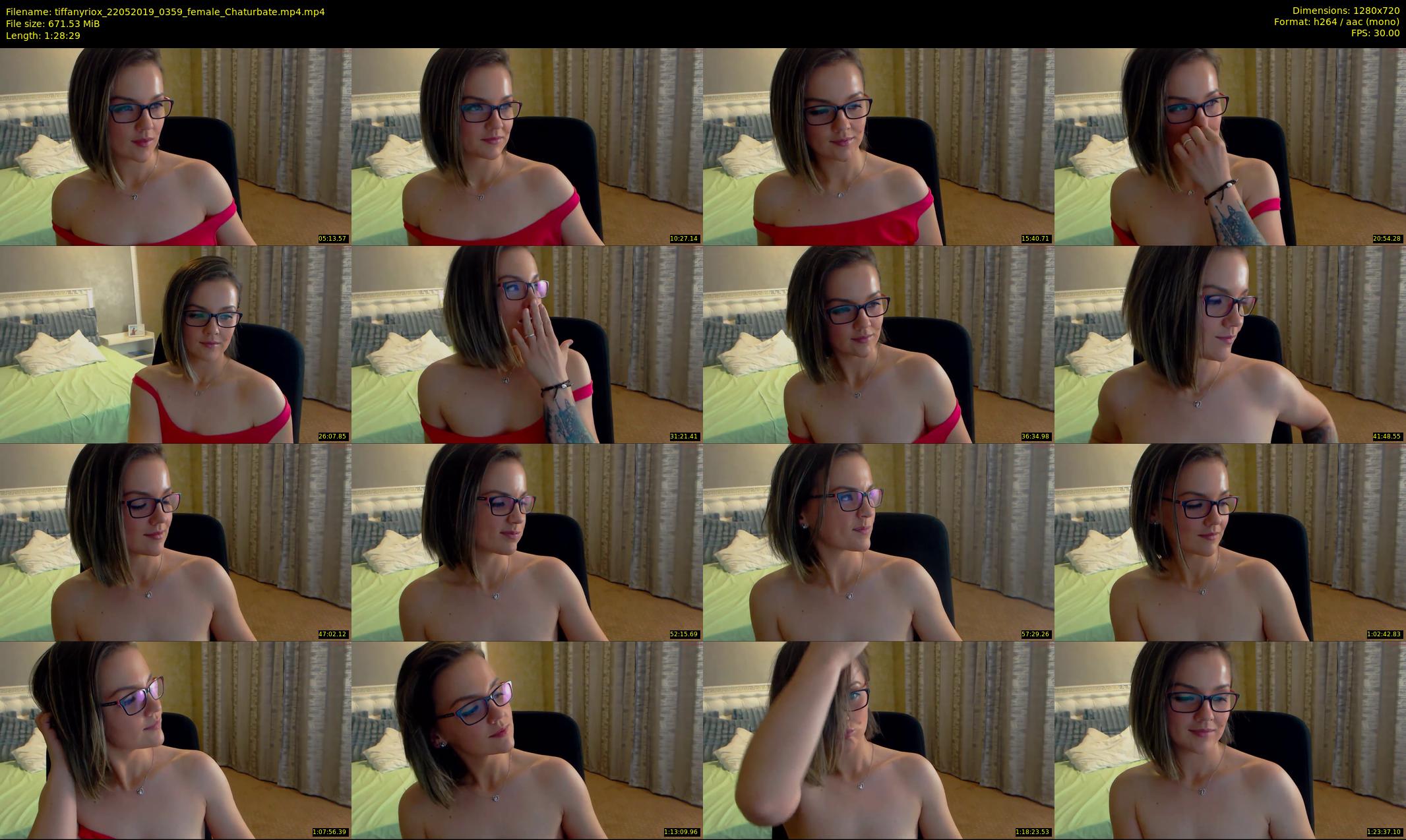 tiffanyriox — 89 minute Chaturbate female cam show recording, 720p, May 22, 2019