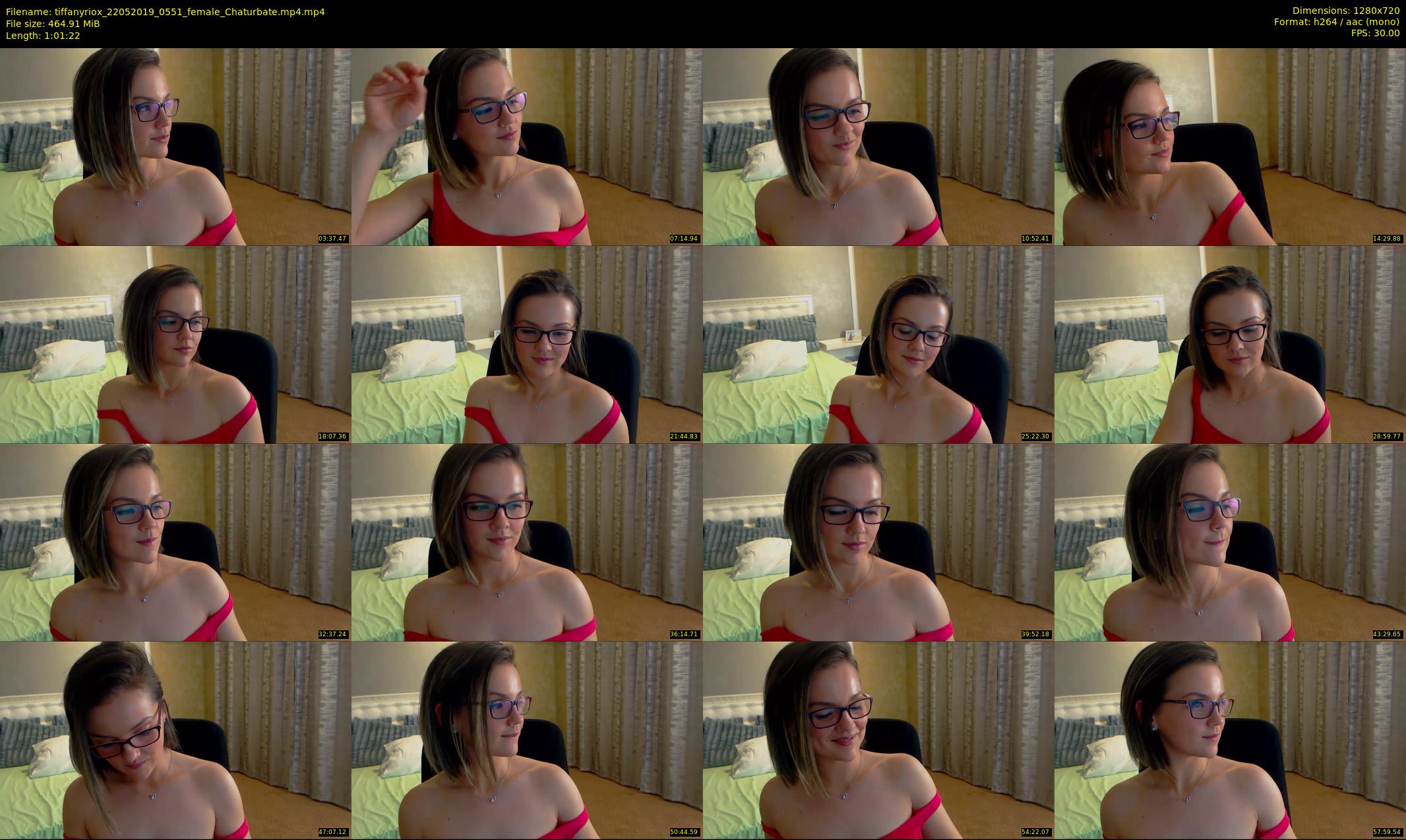 tiffanyriox — 62 minute Chaturbate female cam show recording, 720p, May 22, 2019
