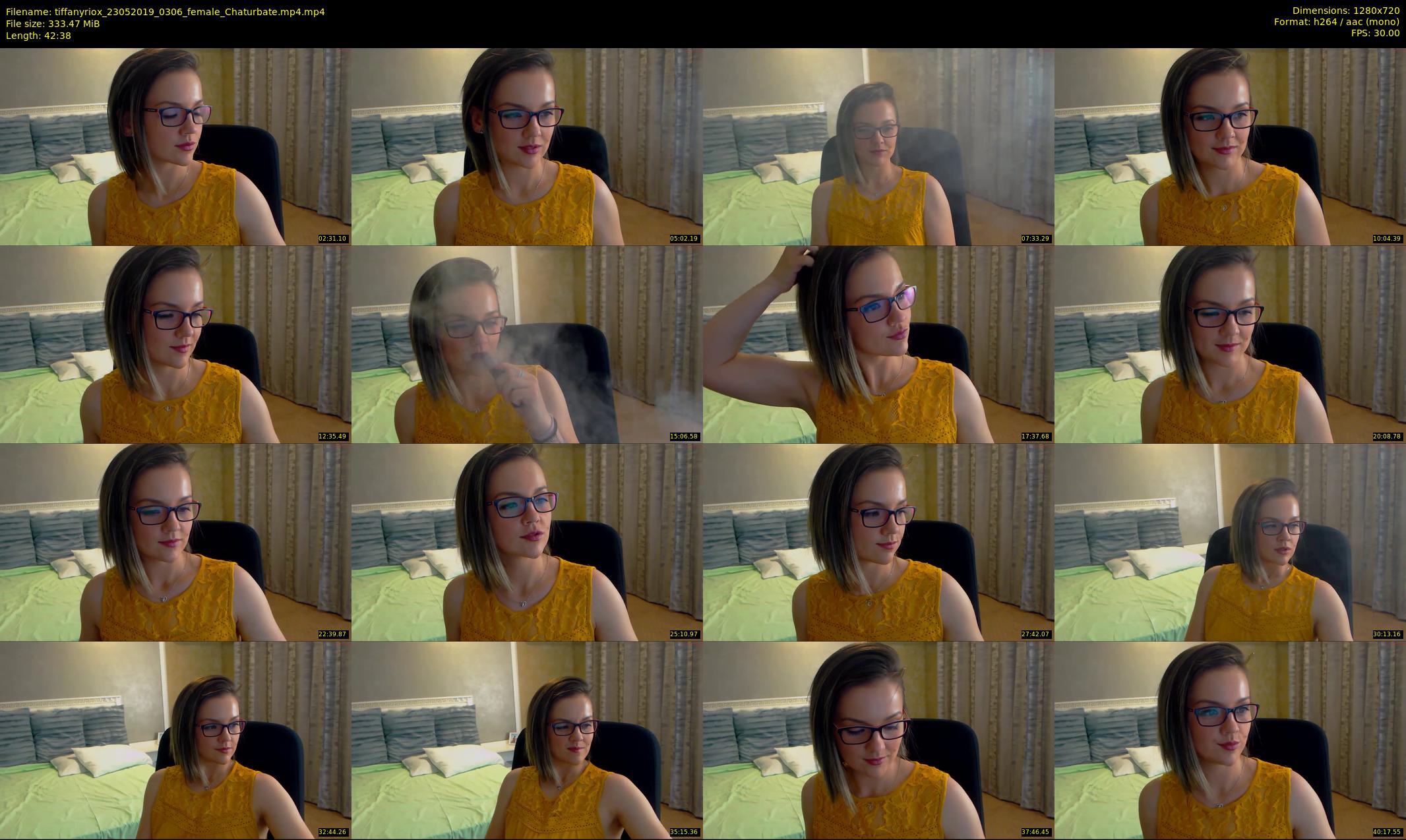 tiffanyriox — 43 minute Chaturbate female cam show recording, 720p, May 23, 2019
