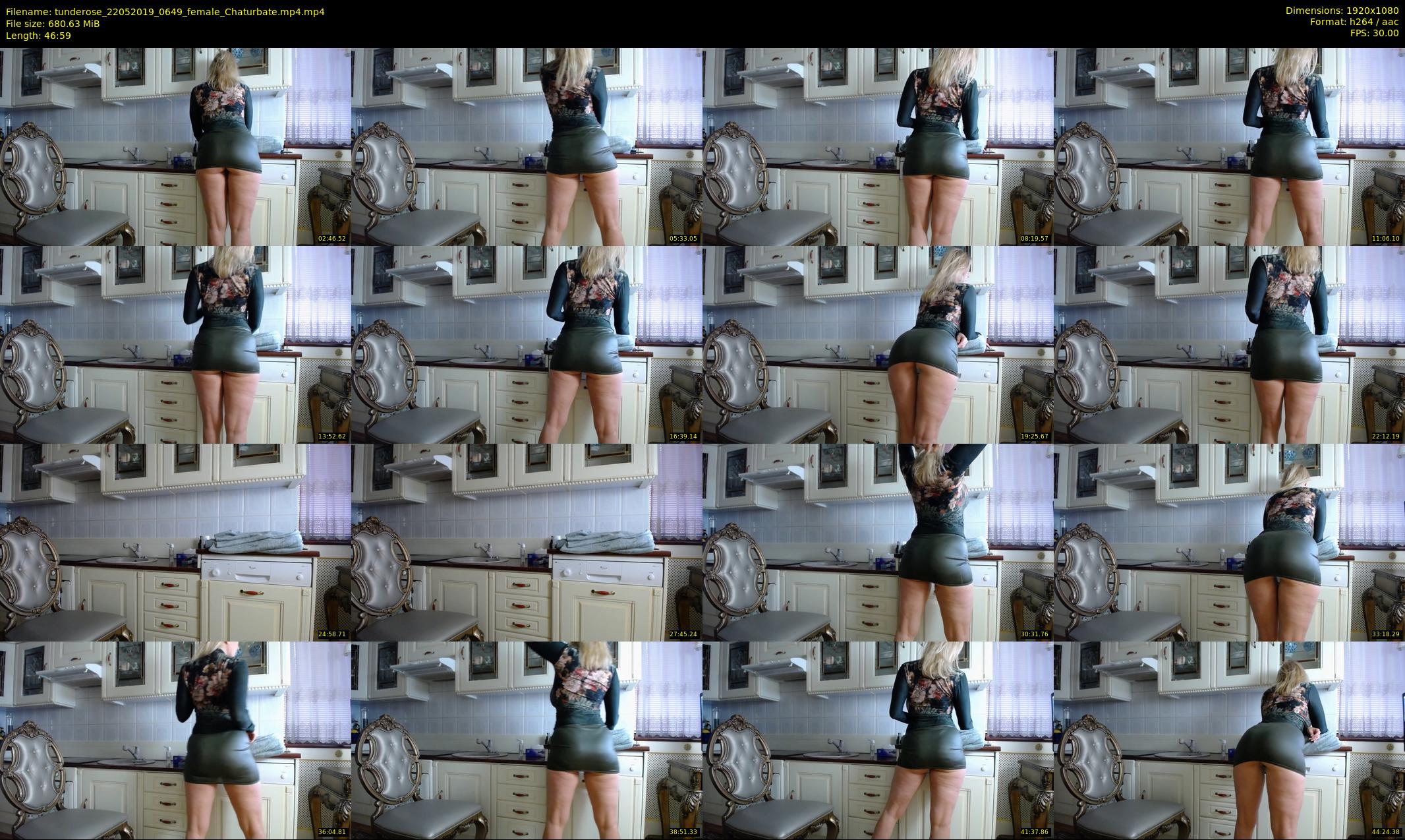tunderose — 47 minute Chaturbate female cam show recording, 1080p, May 22, 2019