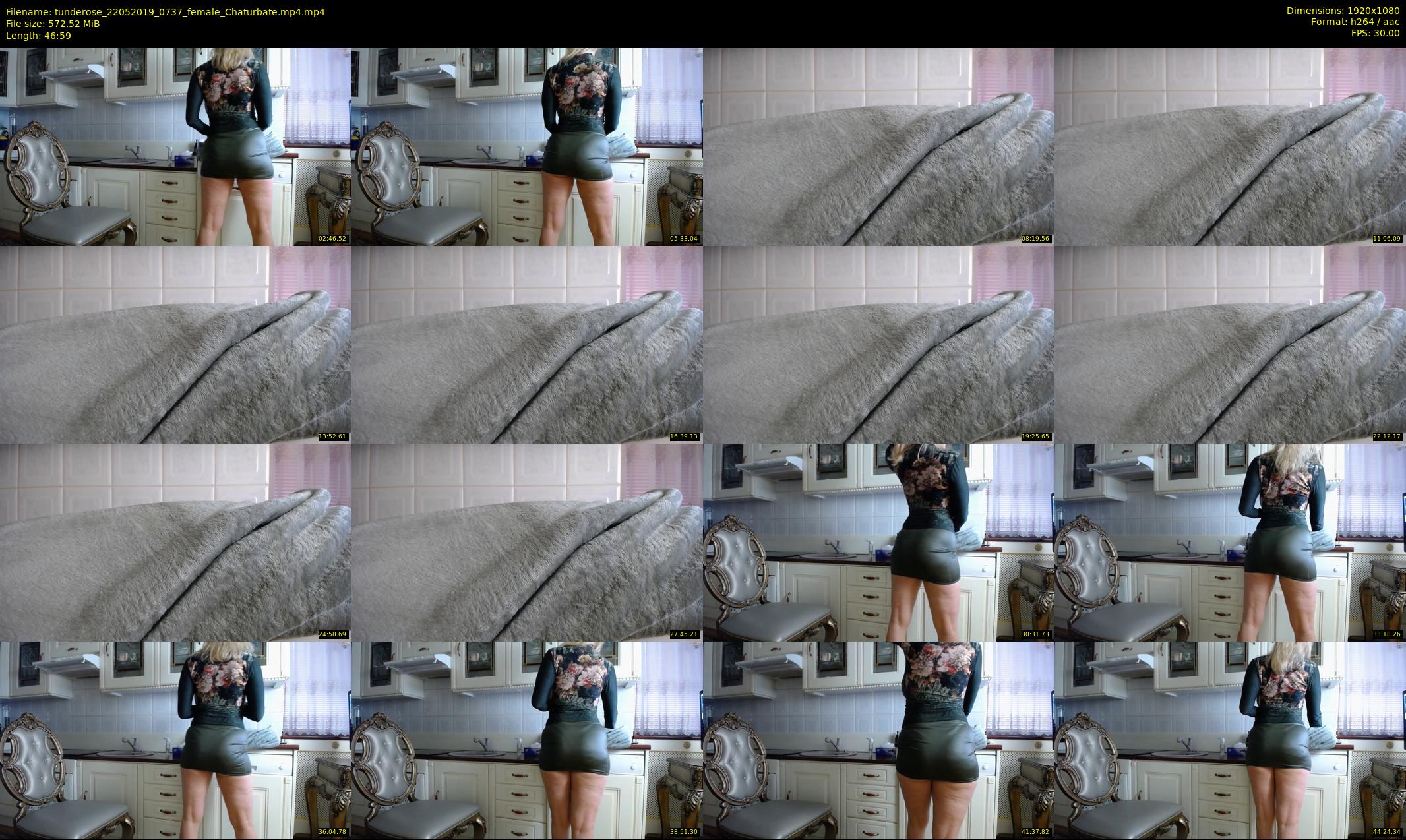 tunderose — 47 minute Chaturbate female cam show recording, 1080p, May 22, 2019