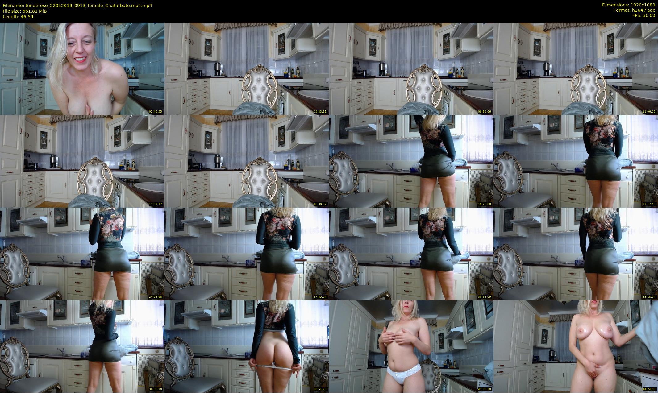 tunderose — 47 minute Chaturbate female cam show recording, 1080p, May 22, 2019