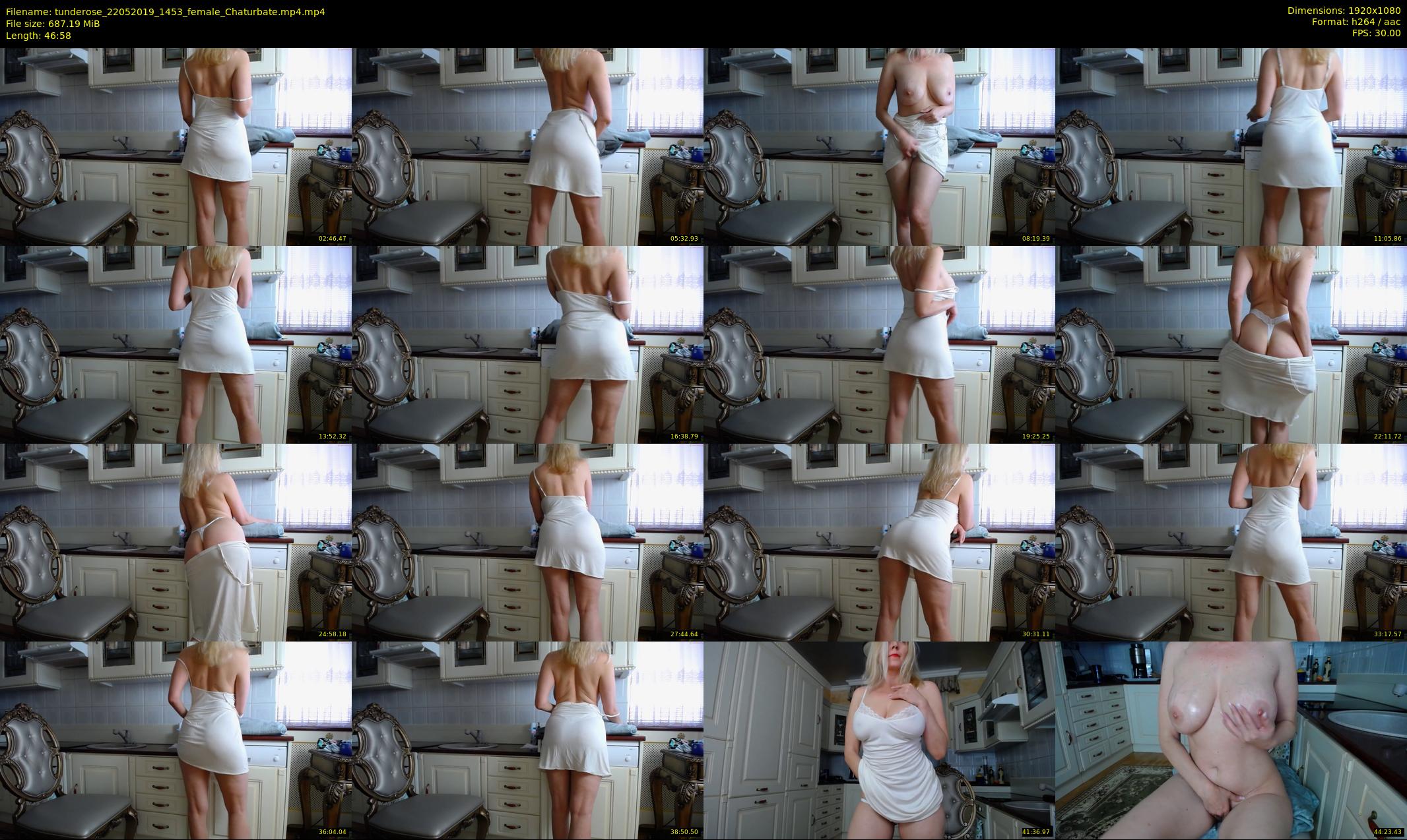 tunderose — 47 minute Chaturbate female cam show recording, 1080p, May 22, 2019