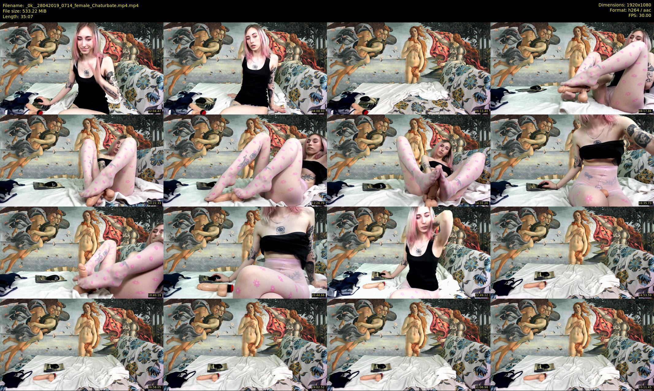 _0k_ — 36 minute Chaturbate female cam show recording, 1080p, Apr 28, 2019