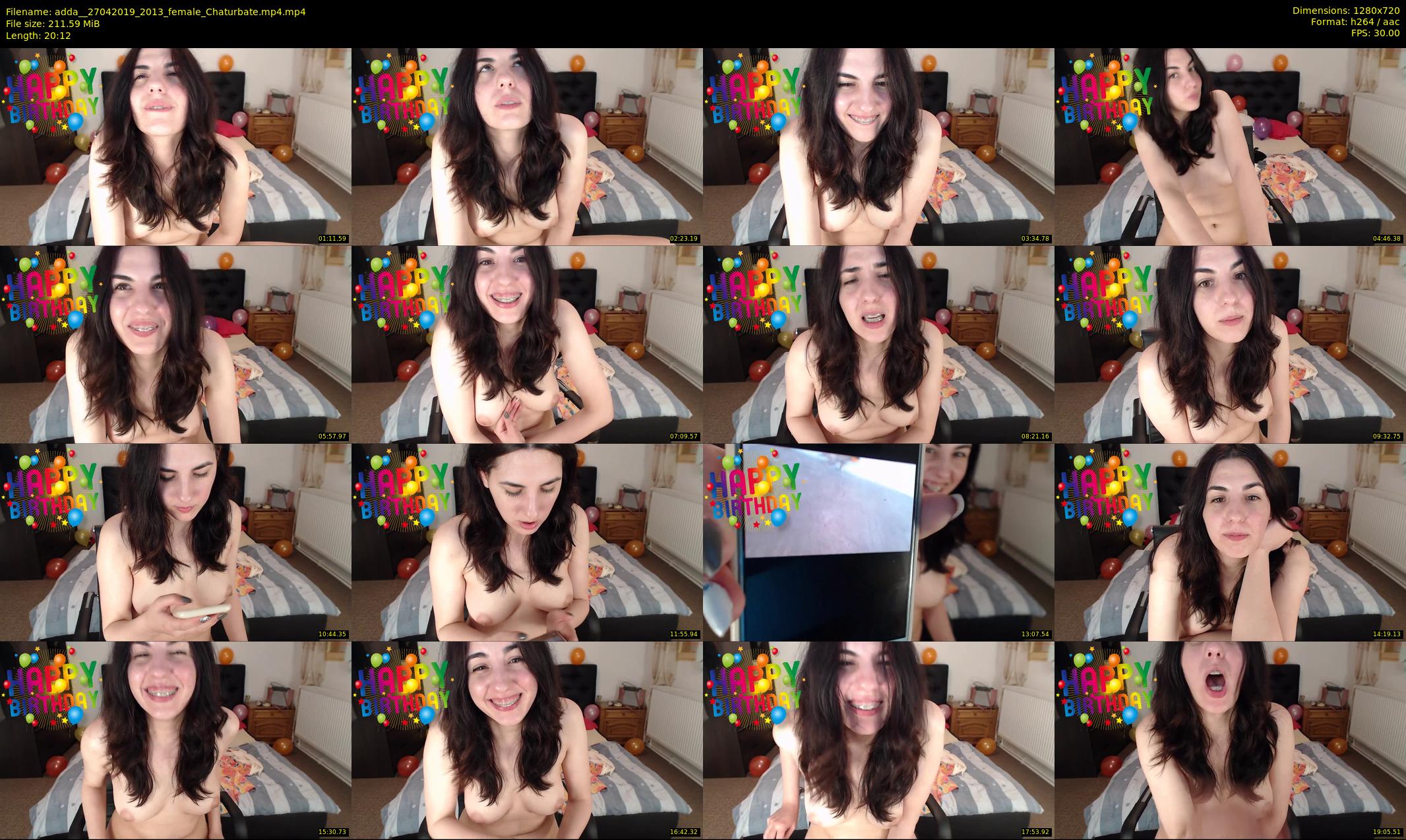 adda_ — 21 minute Chaturbate female cam show recording, 720p, Apr 27, 2019