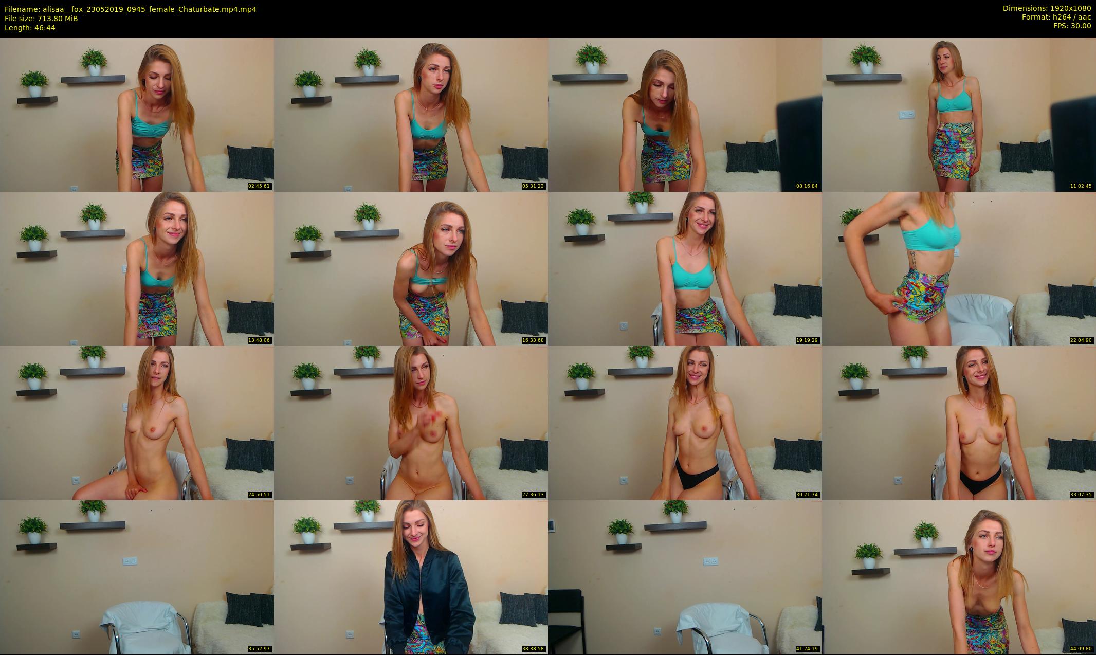 alisaa__fox — 47 minute Chaturbate female cam show recording, 1080p, May 23, 2019
