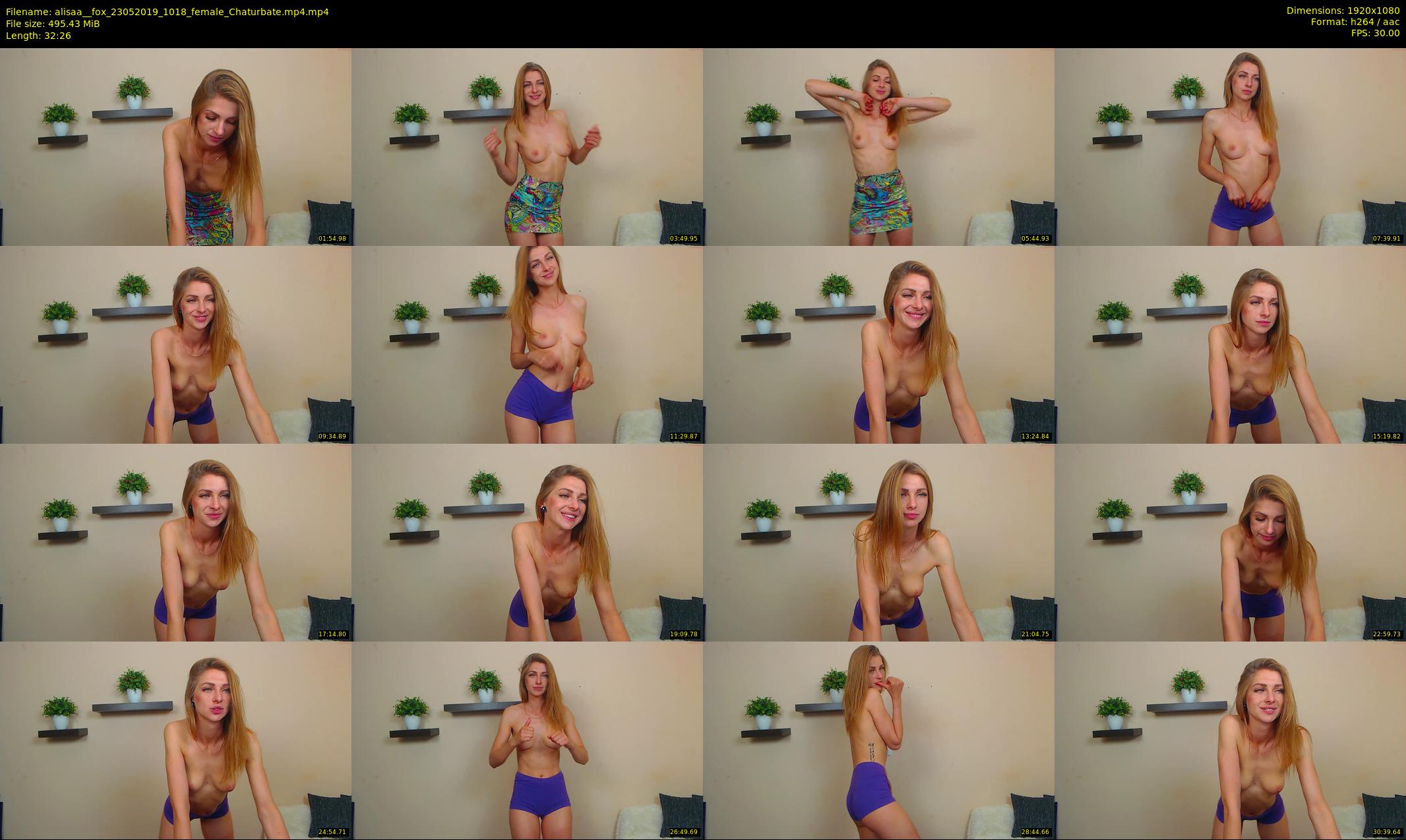 alisaa__fox — 33 minute Chaturbate female cam show recording, 1080p, May 23, 2019