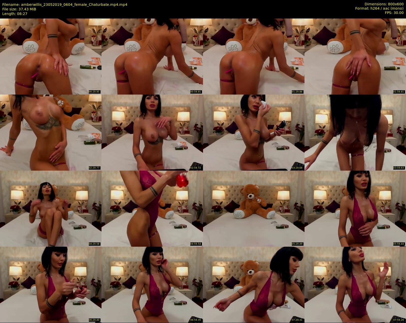amberwillis — 9 minute Chaturbate female cam show recording, 480p, May 23, 2019