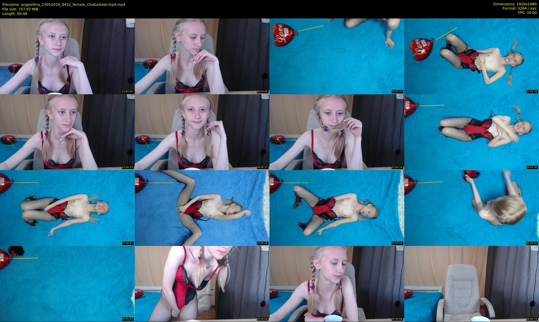 angeellina — 51 minute Chaturbate female cam show recording, 1080p, May 23, 2019