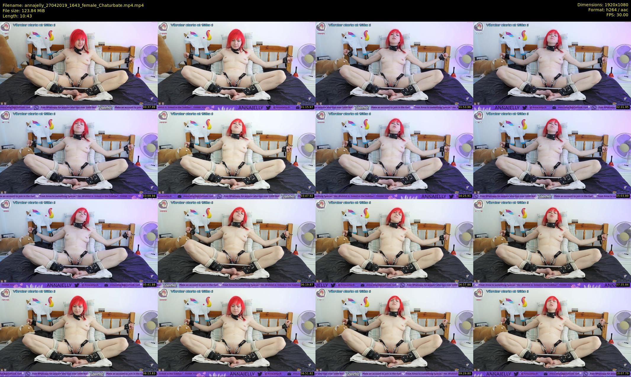 annajelly — 11 minute Chaturbate couple cam show recording, 1080p, Apr 27, 2019